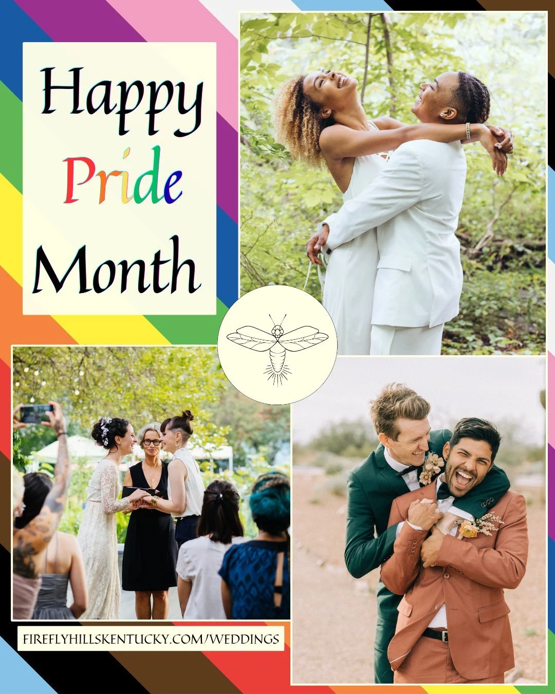 Happy Pride Month from Weddings at Firefly Hills 🌈

A place for love, celebration, and unforgettable memories. This month and every month, we're honored to welcome every couple and every love story. 

#fireflyhills #Kentucky #weddings #Happy #Pride