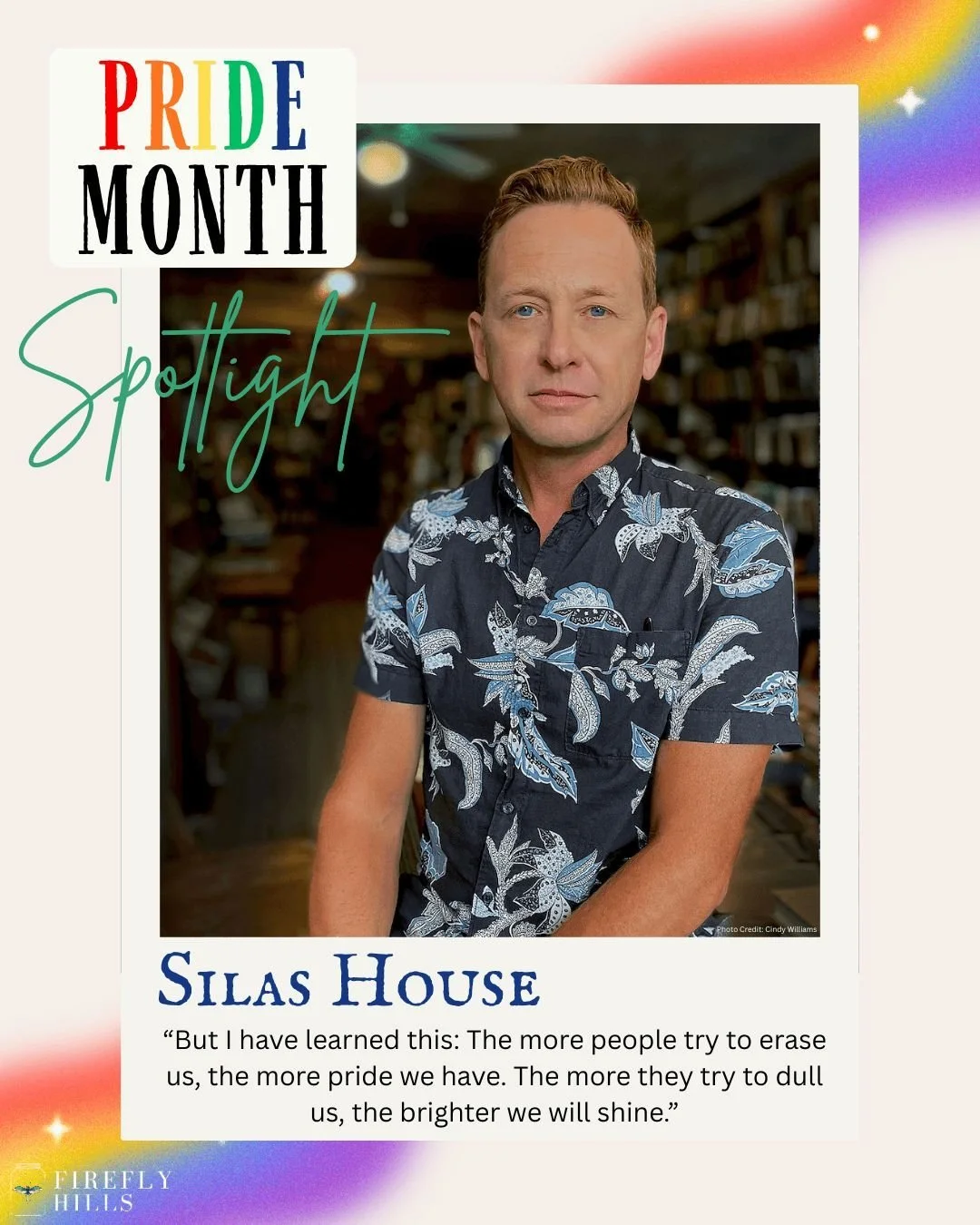 🌈 Pride Month Spotlight: Silas House 📚

This month we're celebrating individuals who have made a lasting impact on Kentucky and beyond.

Today, we're shining a light on Kentucky author and activist Silas House. Through his powerful storytelling, ad