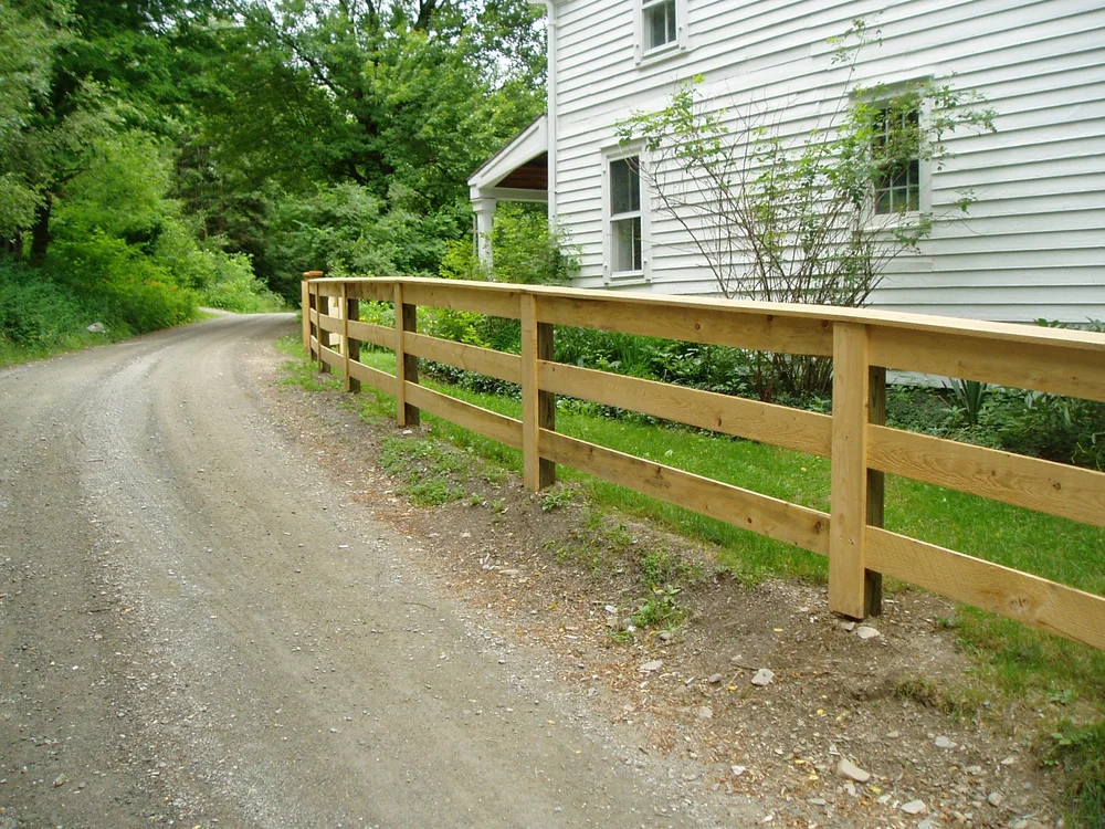 Rail Board Fence