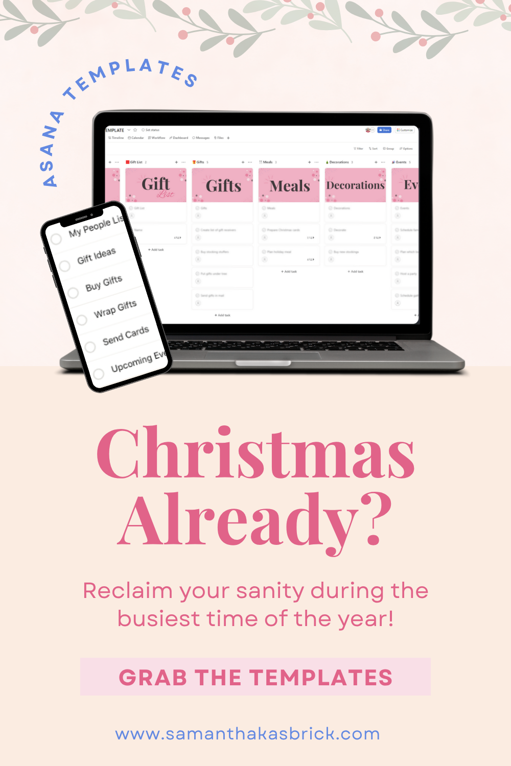 Christmas Already? How I Use Asana to Make the Holidays Saner (and Actually Fun)