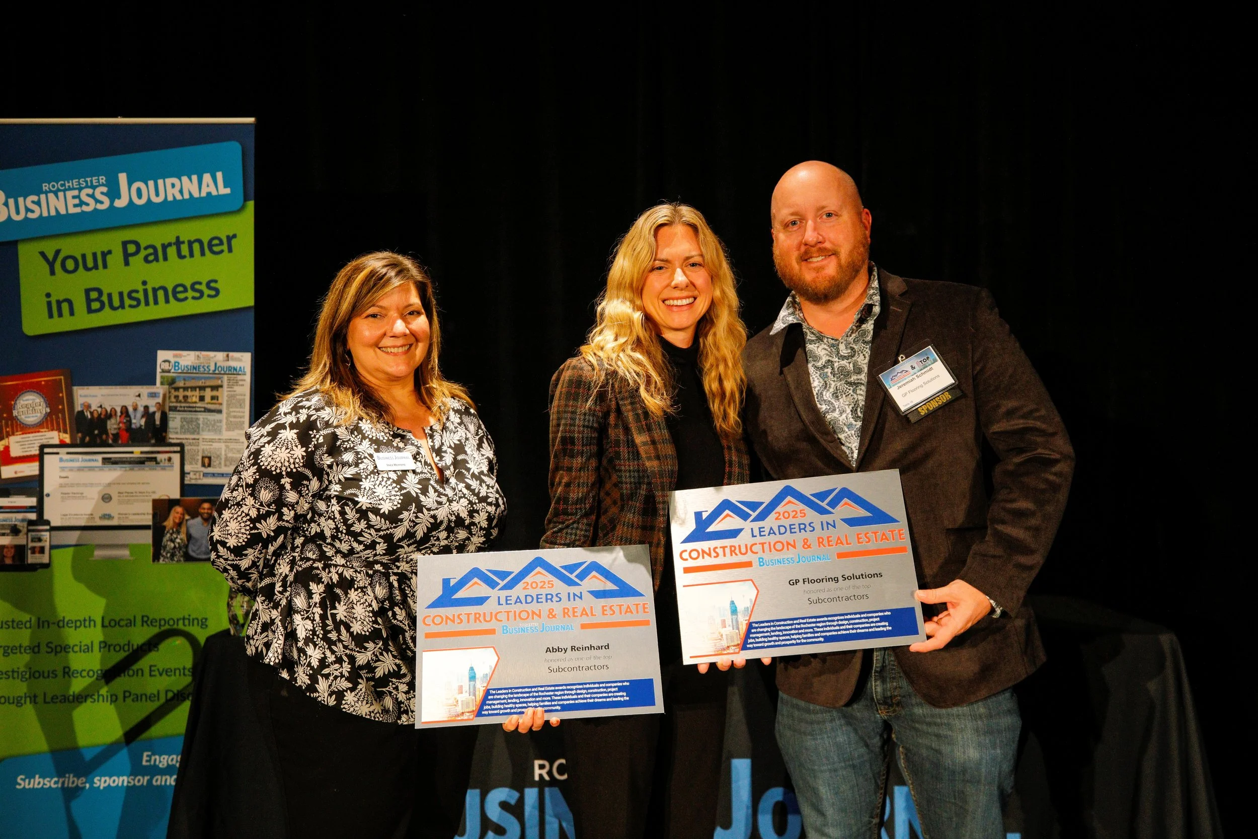Recognized for Excellence: GP Flooring Solutions Earns Dual Honors at RBJ Awards