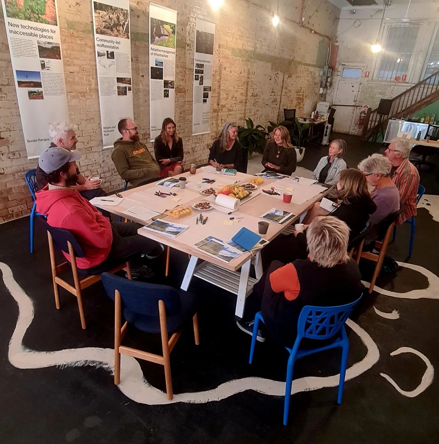 The Richmond Riverkeepers came together today at the Living Lab in Lismore after a year of meeting mostly online. 

We came together to share our aspirations for this new organisation and how we might bring our vision of a healthy river - where we ar