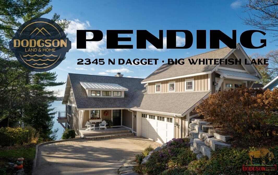 ✨Pending✨ We are so excited for our buyers on this magnificent lakefront home!  An absolute dream house!

#bigwhitefishlake #dreamhome #michigandreamhome #grandrapids #grandrapidsrealestate #grandrapidsrealtor #grandrapidsland #grandrapidsmi #westmic