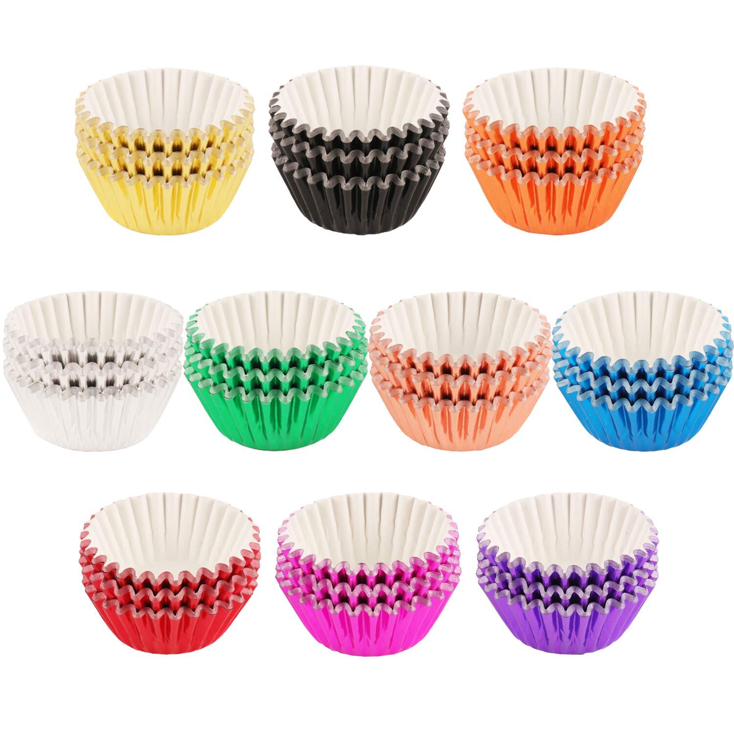 Mini Cupcake Liners (14 Colors) — Every Baking Moment