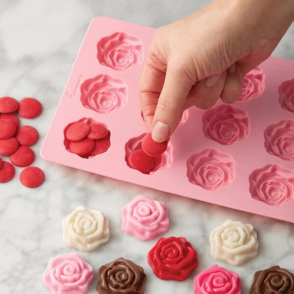 Wilton Silicone Rose Mold, 12-Cavity — Every Baking Moment