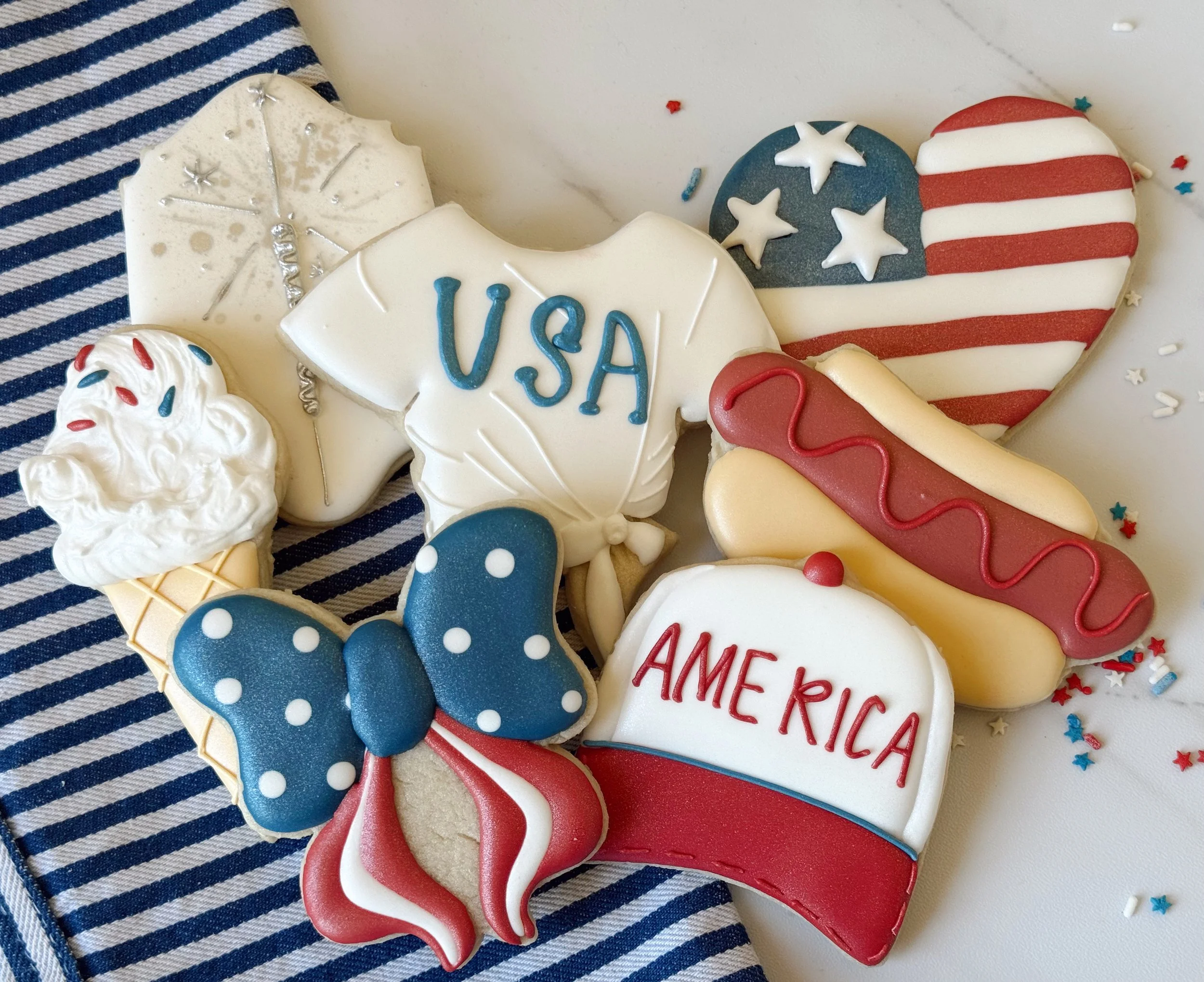 🇺🇸 4th of July Cookie Decorating Class 🇺🇸
