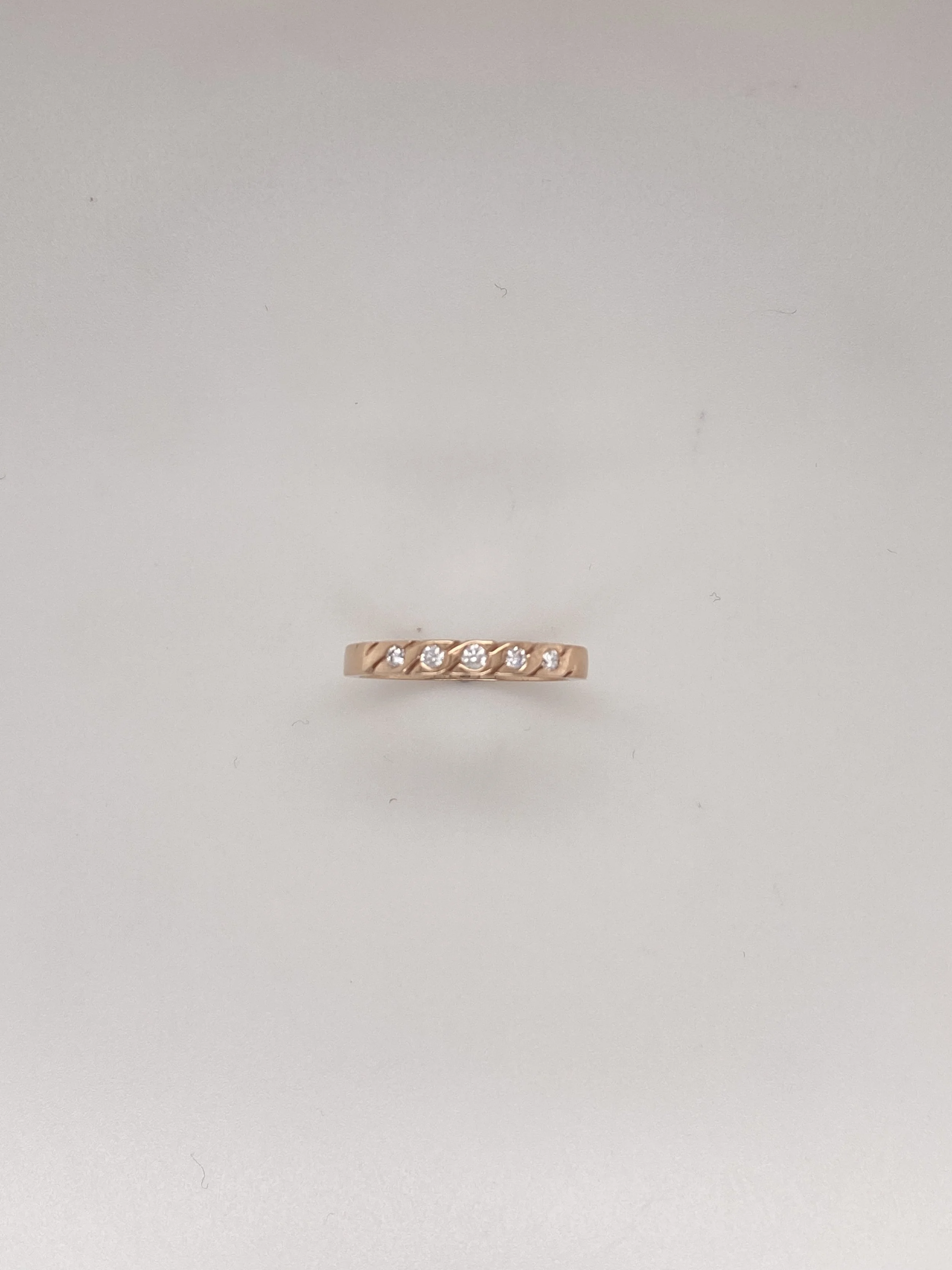 9ct pink gold diamond set wedder 0100171 top view (1).JPG
