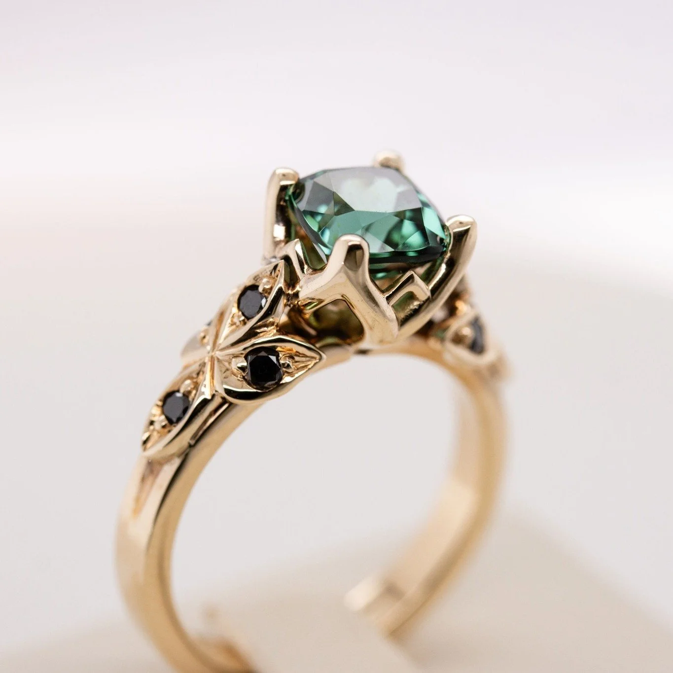 The earth makes some stunning natural stones. Sometimes, when you get an unusual shade, the hardest part is deciding whether to play it safe or have something a little unexpected.

#greentourmalinering #blackdiamondring #madeinnorthlandnz