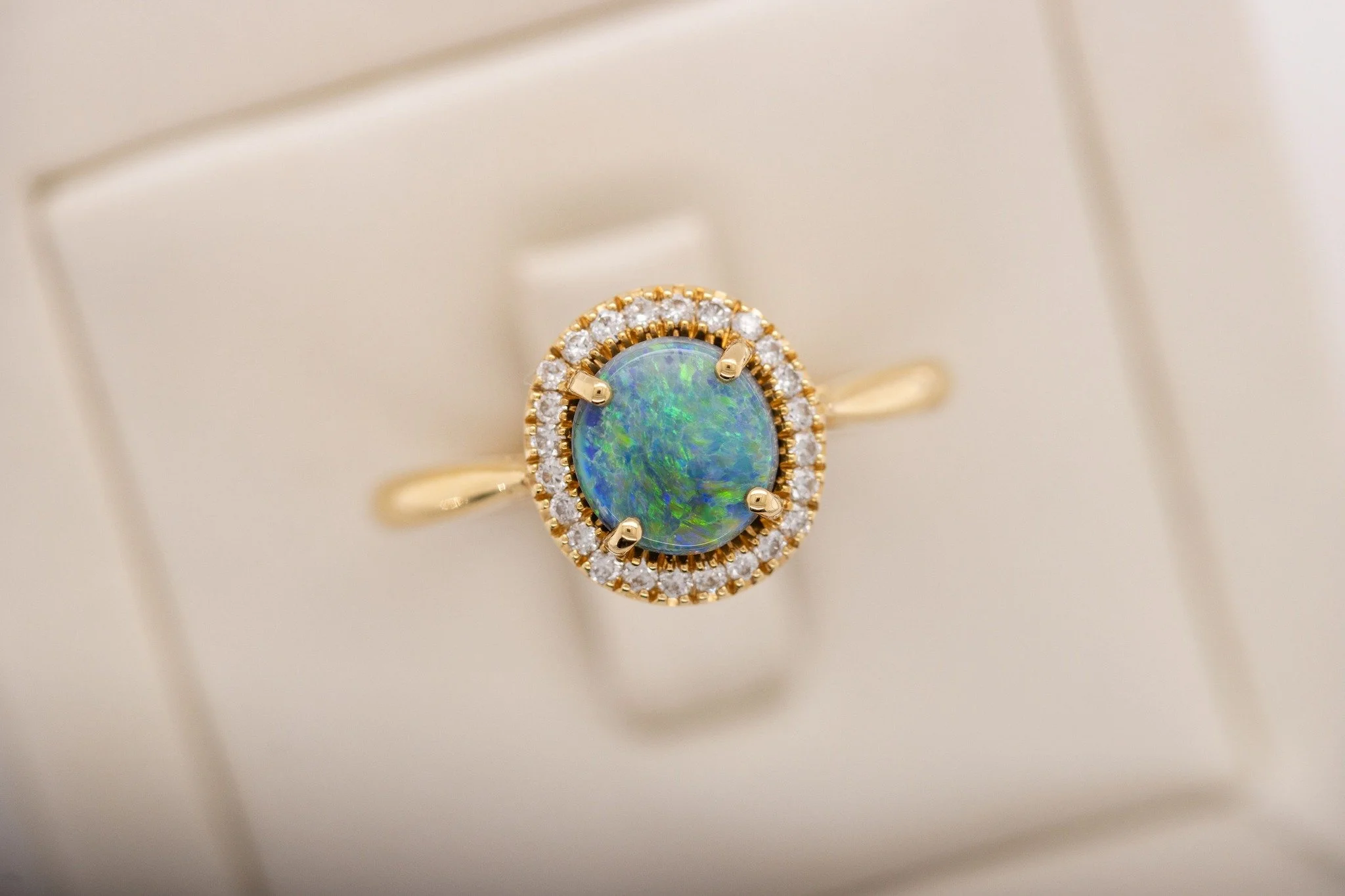 From Australian desert opals to Mexican fire opals to the Ethiopian water opal, there is an opal love out there for everyone! 

They are often associated with hope, creativity and love. Opals have to be seen to be believed. The play of colour, the fi