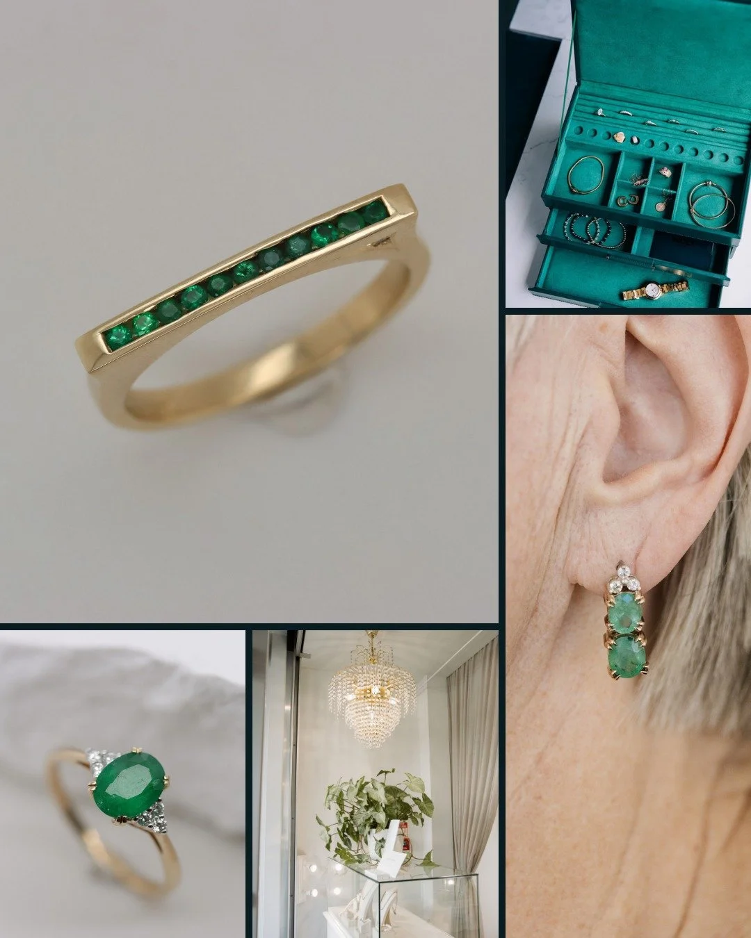 There is something regal about emeralds and it takes a woman that knows their worth to wear them.
Long known to represent divine beauty, they symbolise life, renewal and the lushness of creation.

#emeraldjewellery #nzmadejewellery #naturalemeraldear
