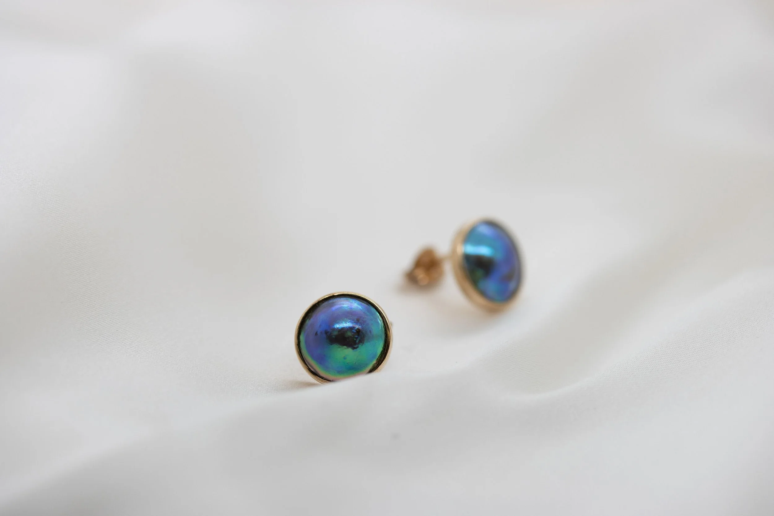 Paua Pearl Studs