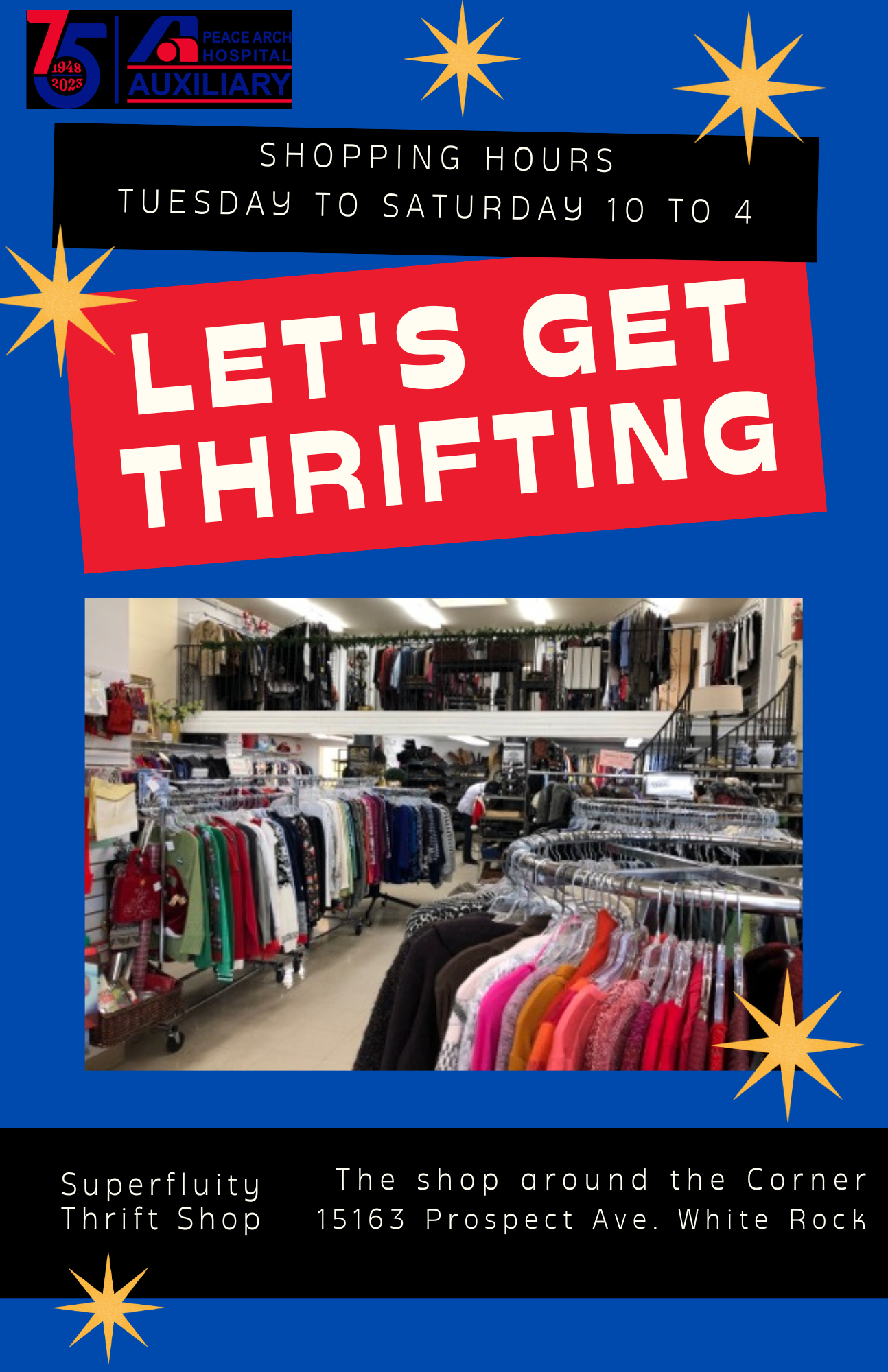 Superfluity Thrift Shop — Peace Arch Hospital Auxiliary