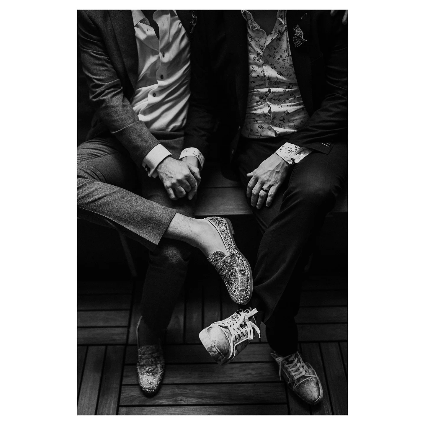 The Matts made it official &mdash; love squared! 
❤️🧡💛💚🩵💙💜
.
.
#excelsiorwedding #lancasterweddingphotographer #lancastervenue