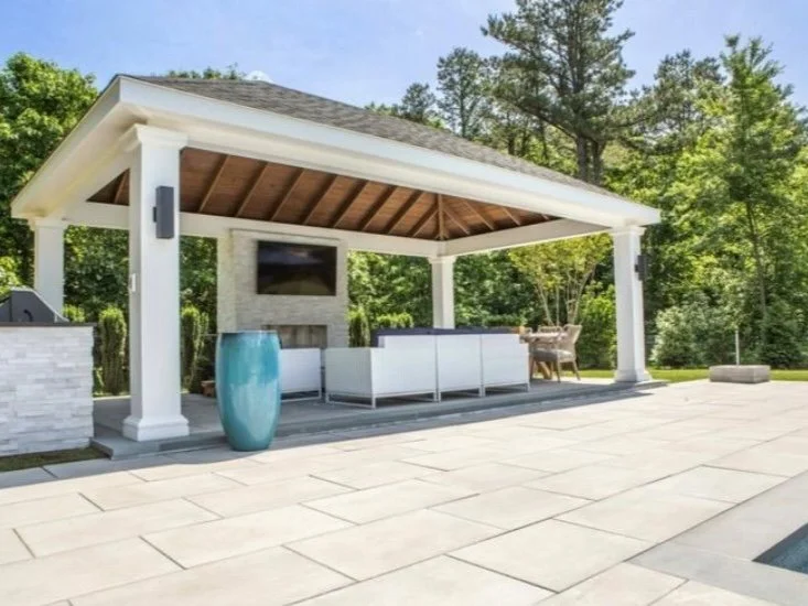 Clean and sleek modern double vanity