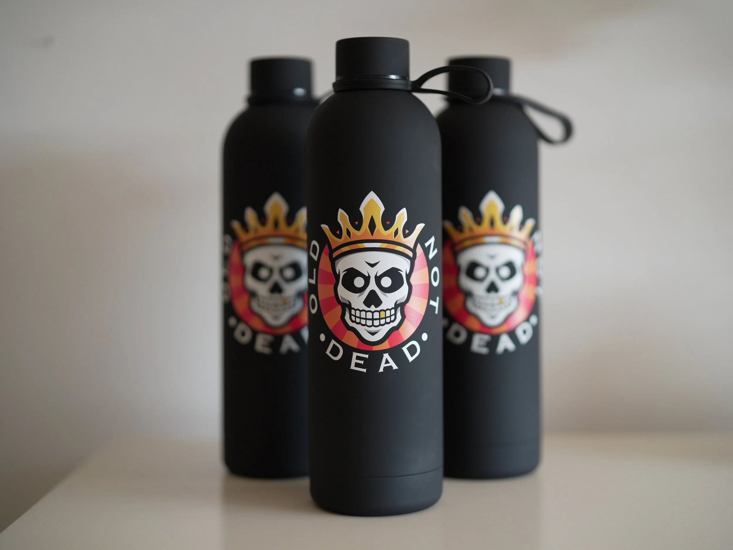 Harley Davidson Gift Ideas - Old Not Dead Hot Cold Drink Bottle