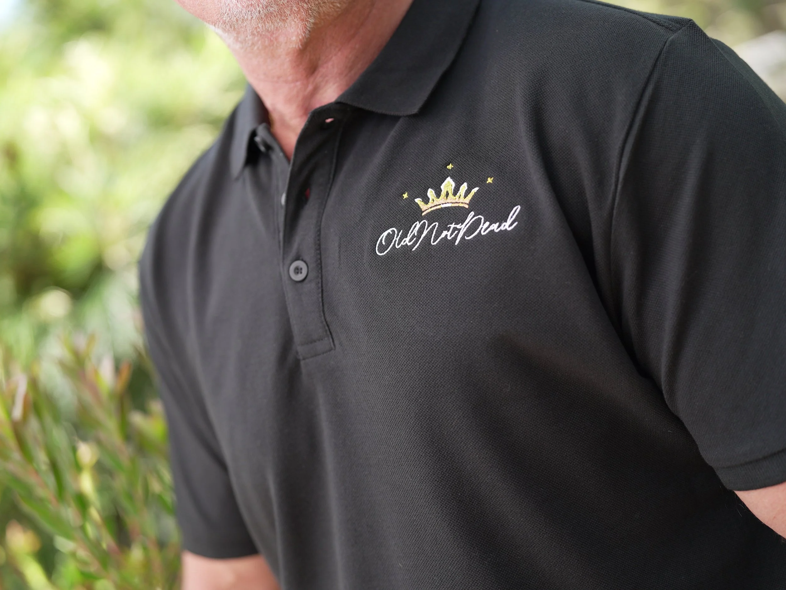 Harley Davidson Gift Idea's - Old Not Dead Crown Polo Top