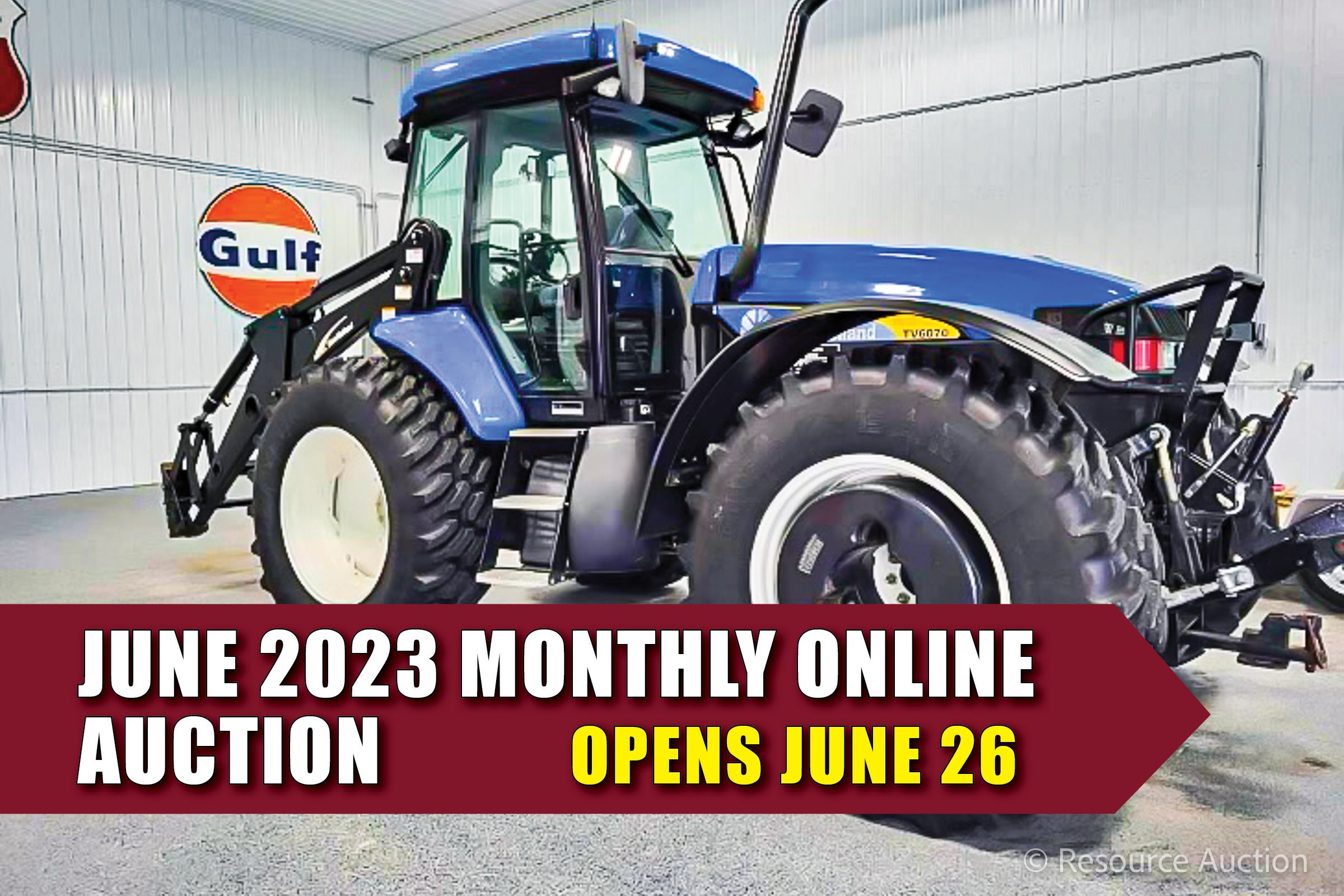 Resource Auction — Farm Machinery Auctions — North Dakota
