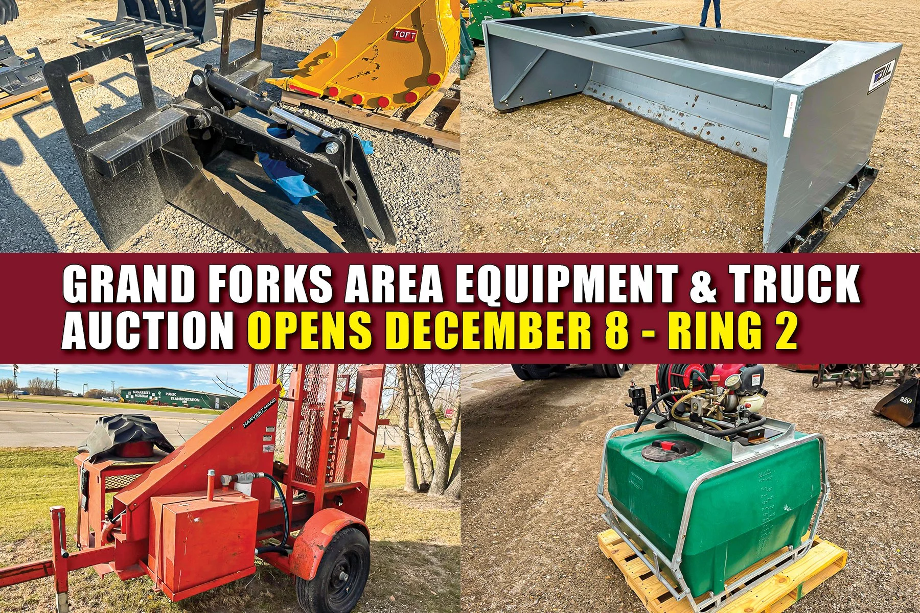 Grand Forks Area Equipment &amp; Truck Auction - December 2025 