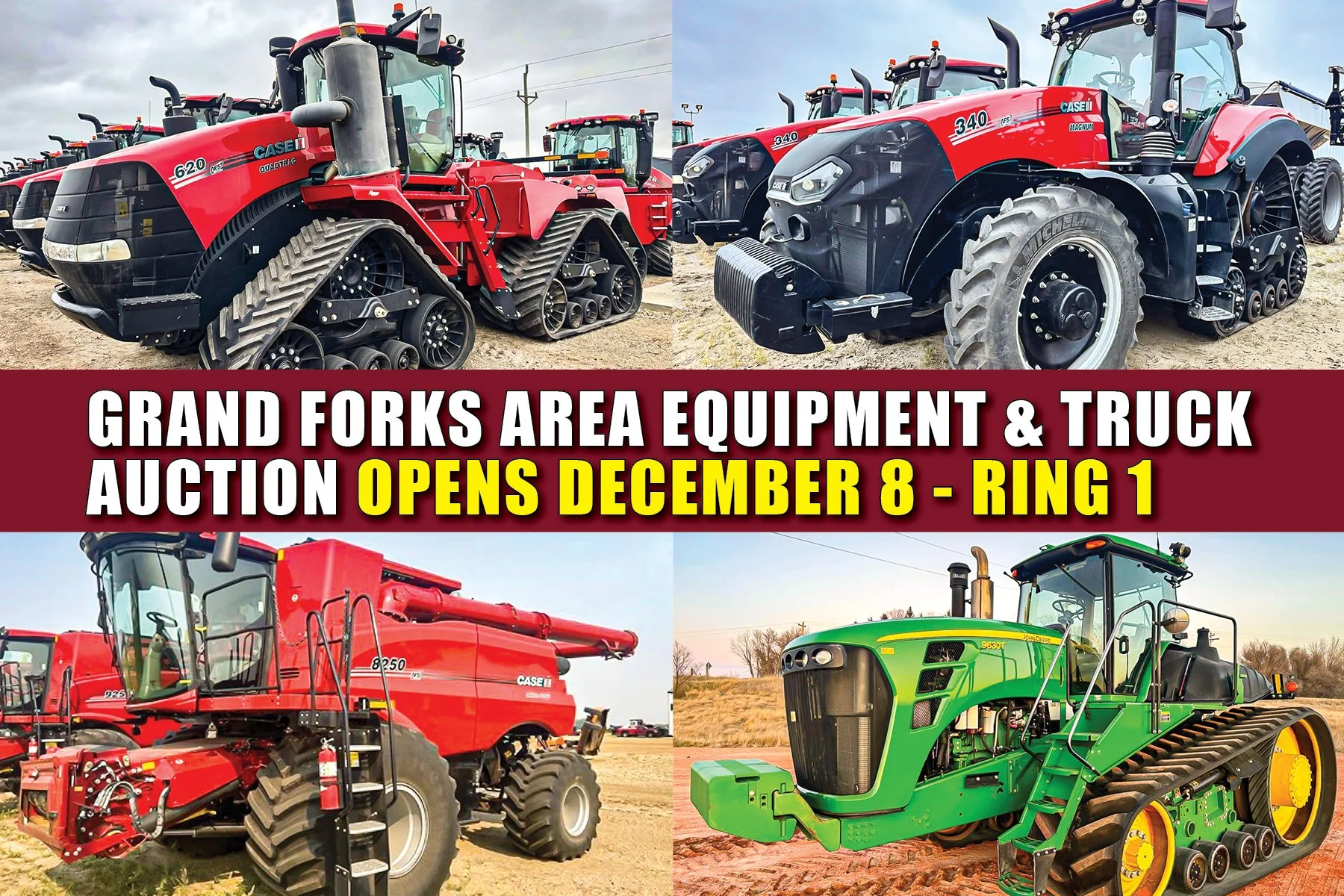 Grand Forks Area Equipment &amp; Truck Auction - December 2025