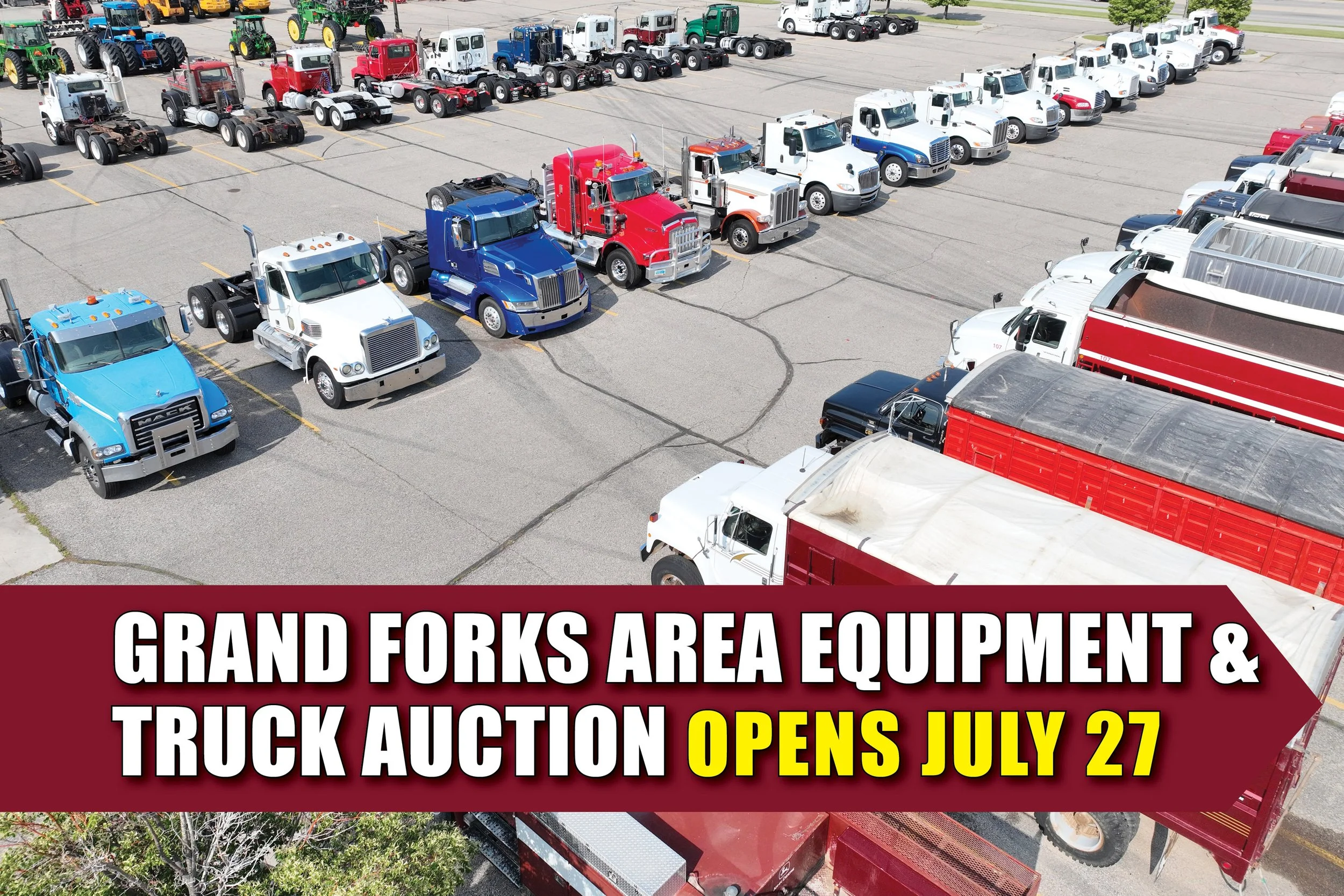 Grand Forks Area Equipment &amp; Truck Auction - July 2026