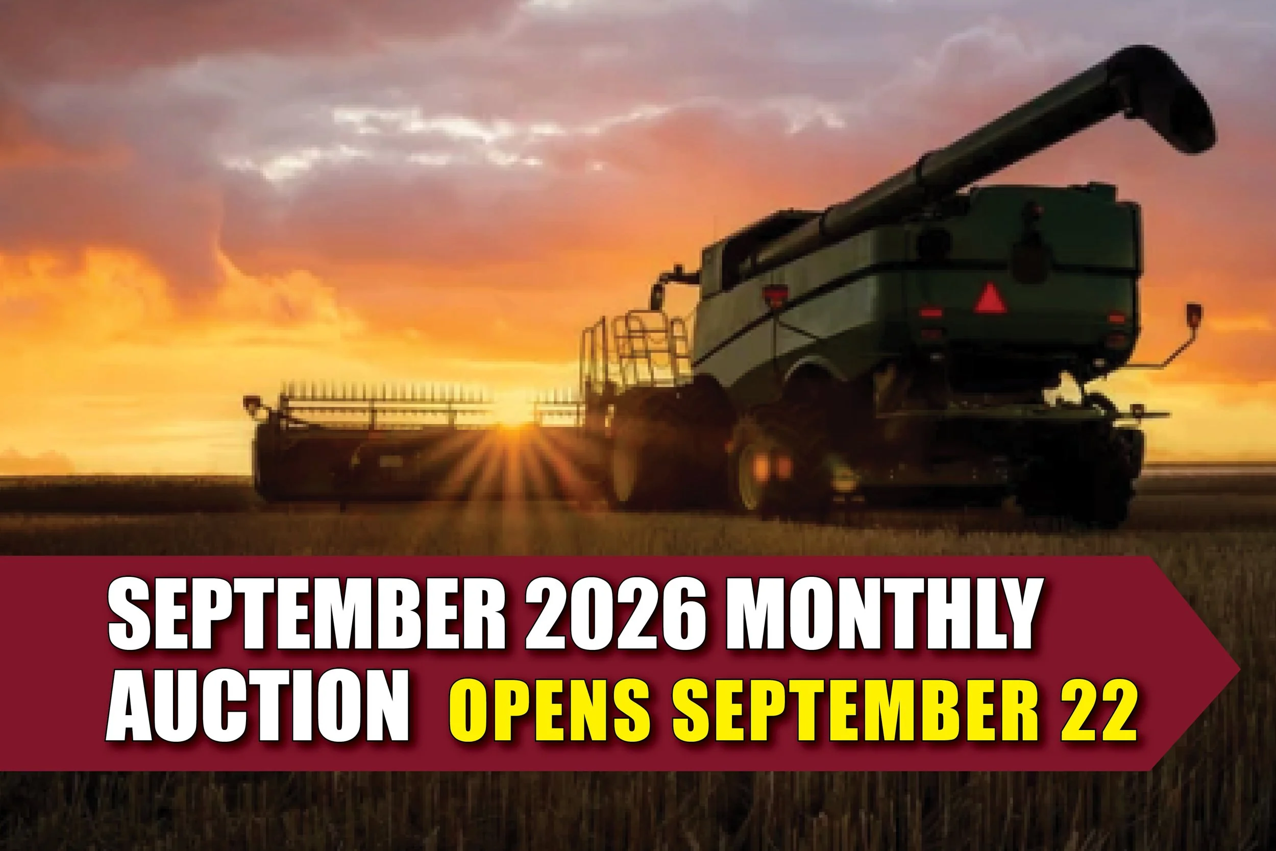 September 2026 Monthly Online Auction