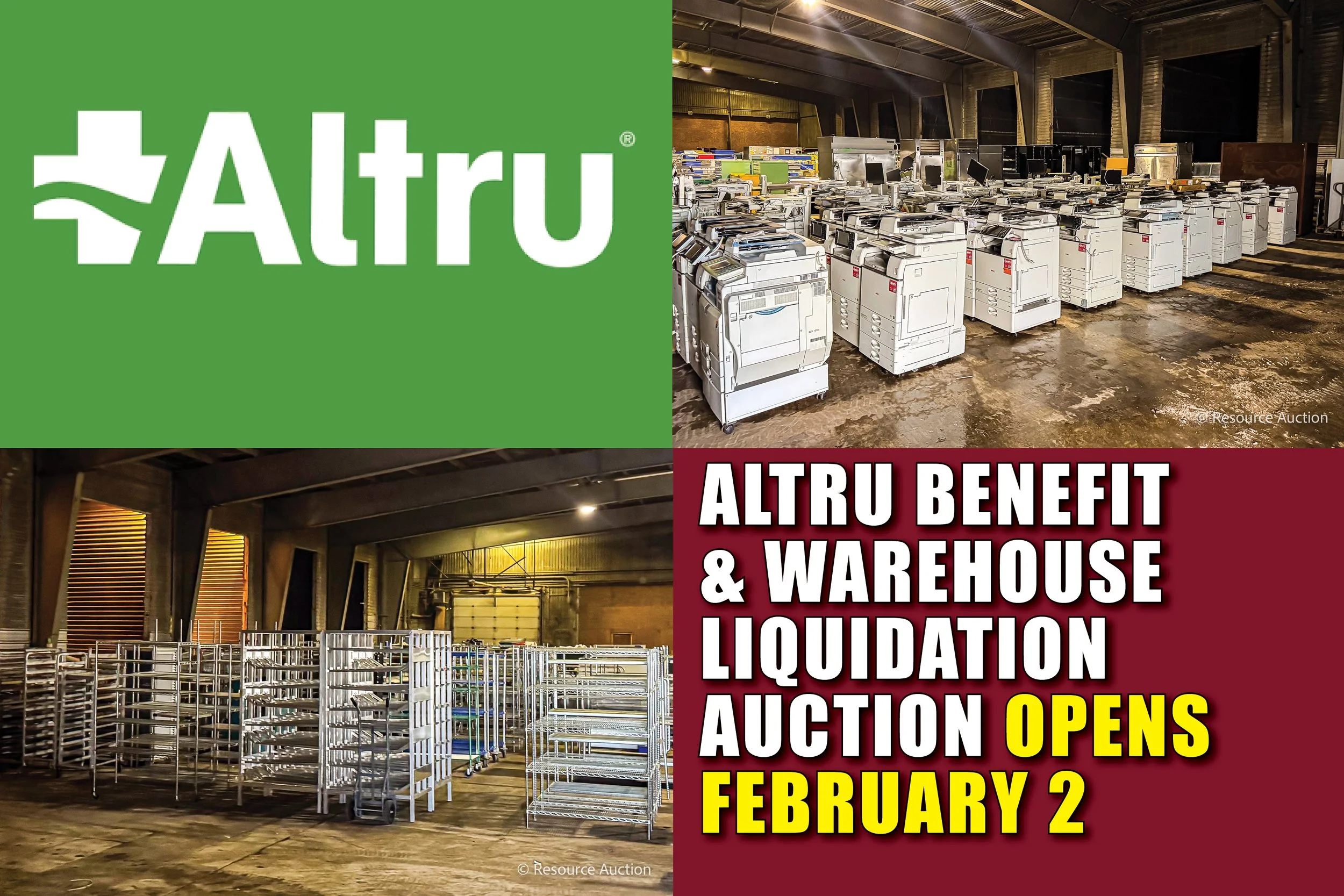 Altru Benefit &amp; Warehouse Liquidation Auction