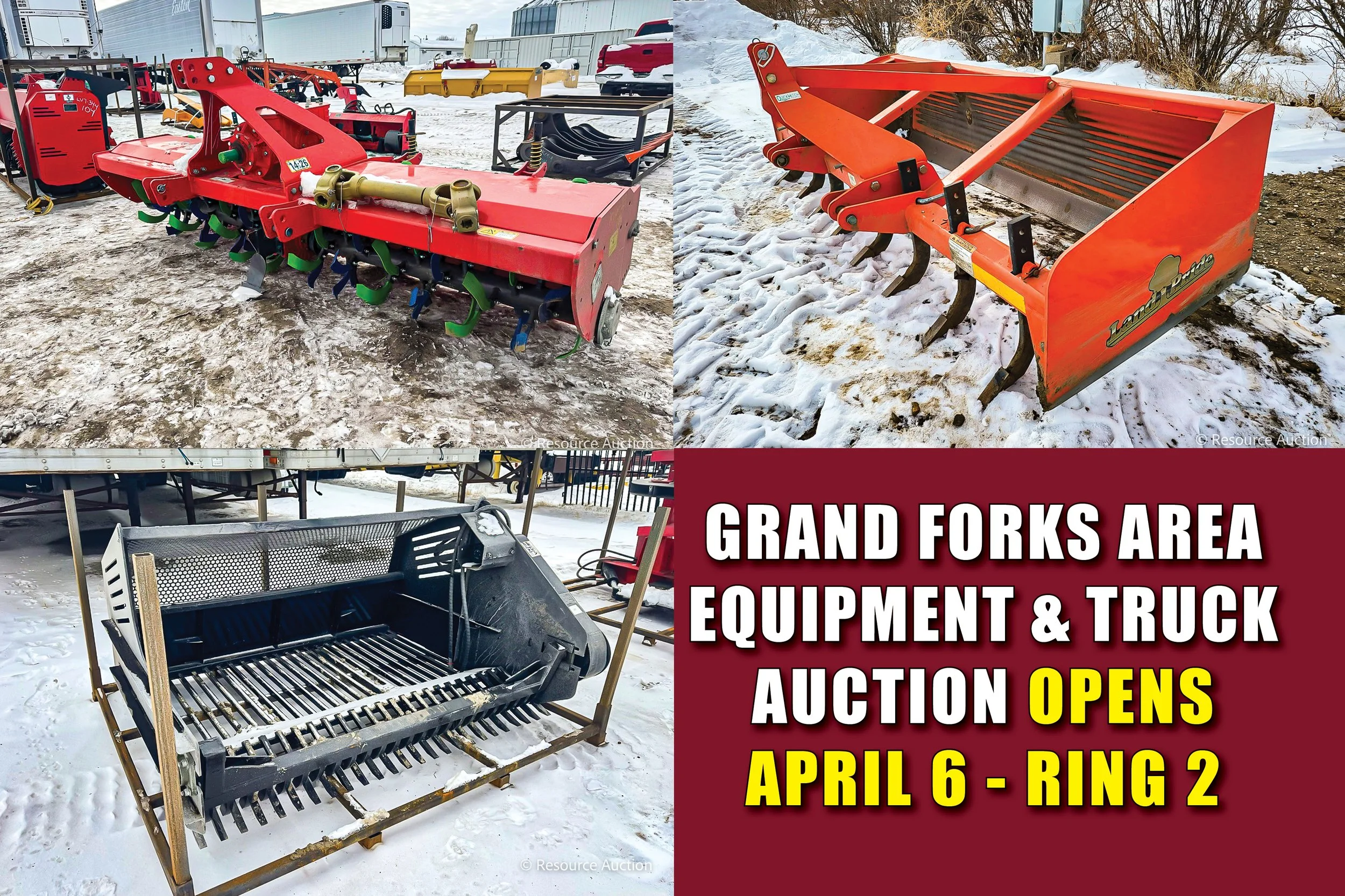 Grand Forks Area Equipment &amp; Truck Auction - April 2026 - Ring 2