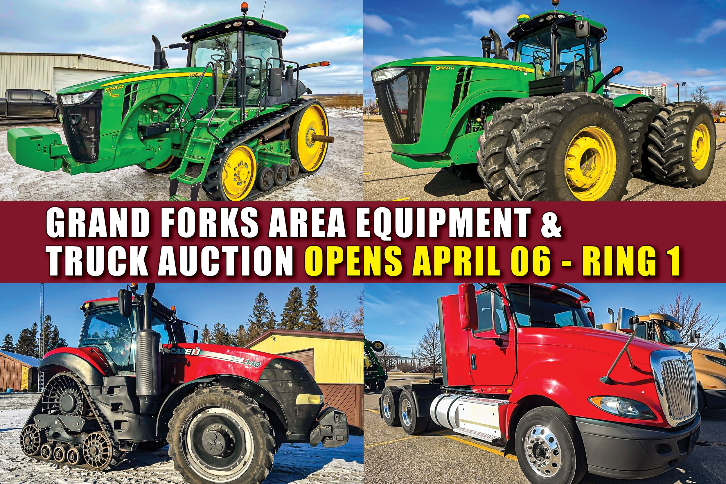 Grand Forks Area Equipment &amp; Truck Auction - Ring 1