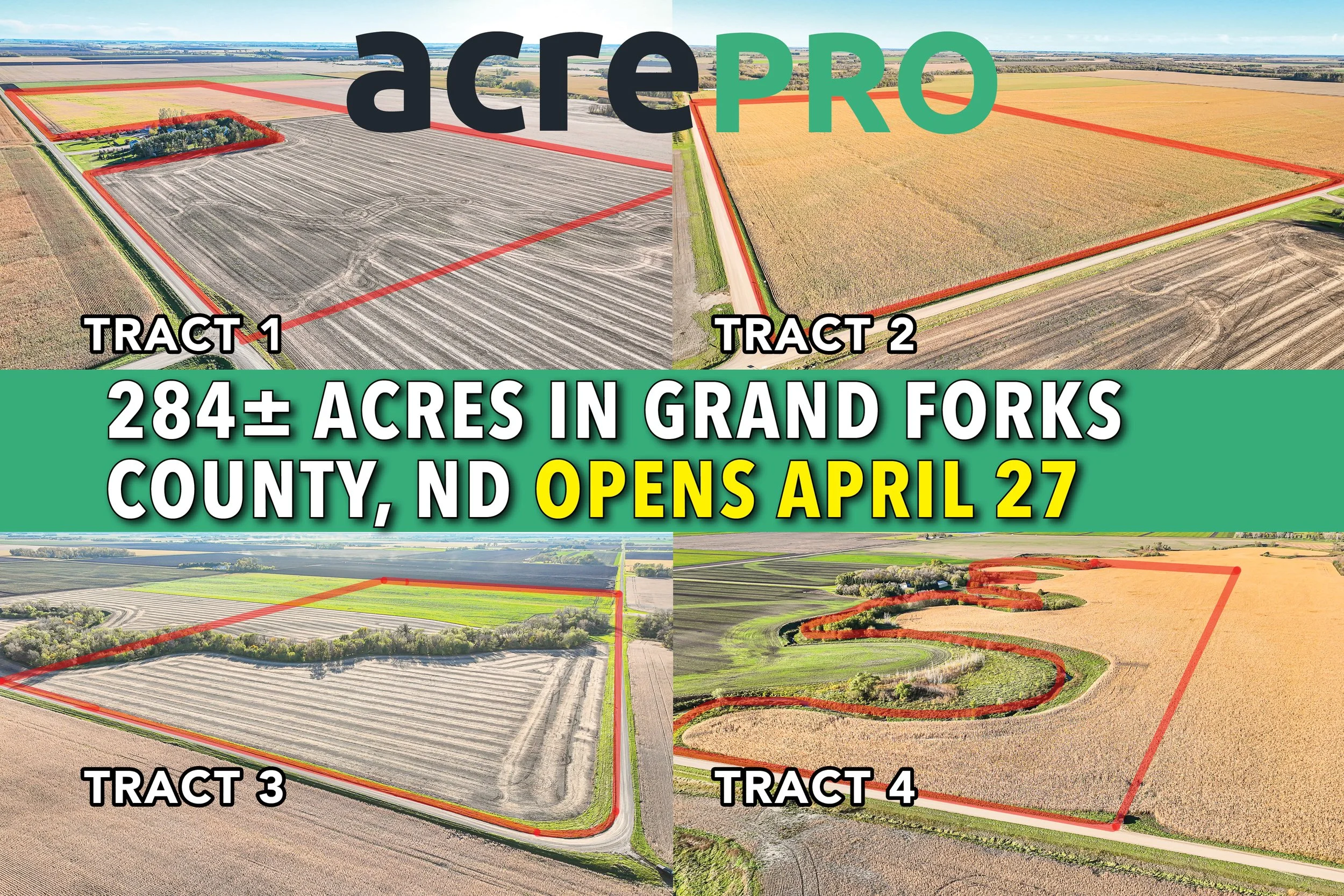 284± Acres in Grand Forks County, ND