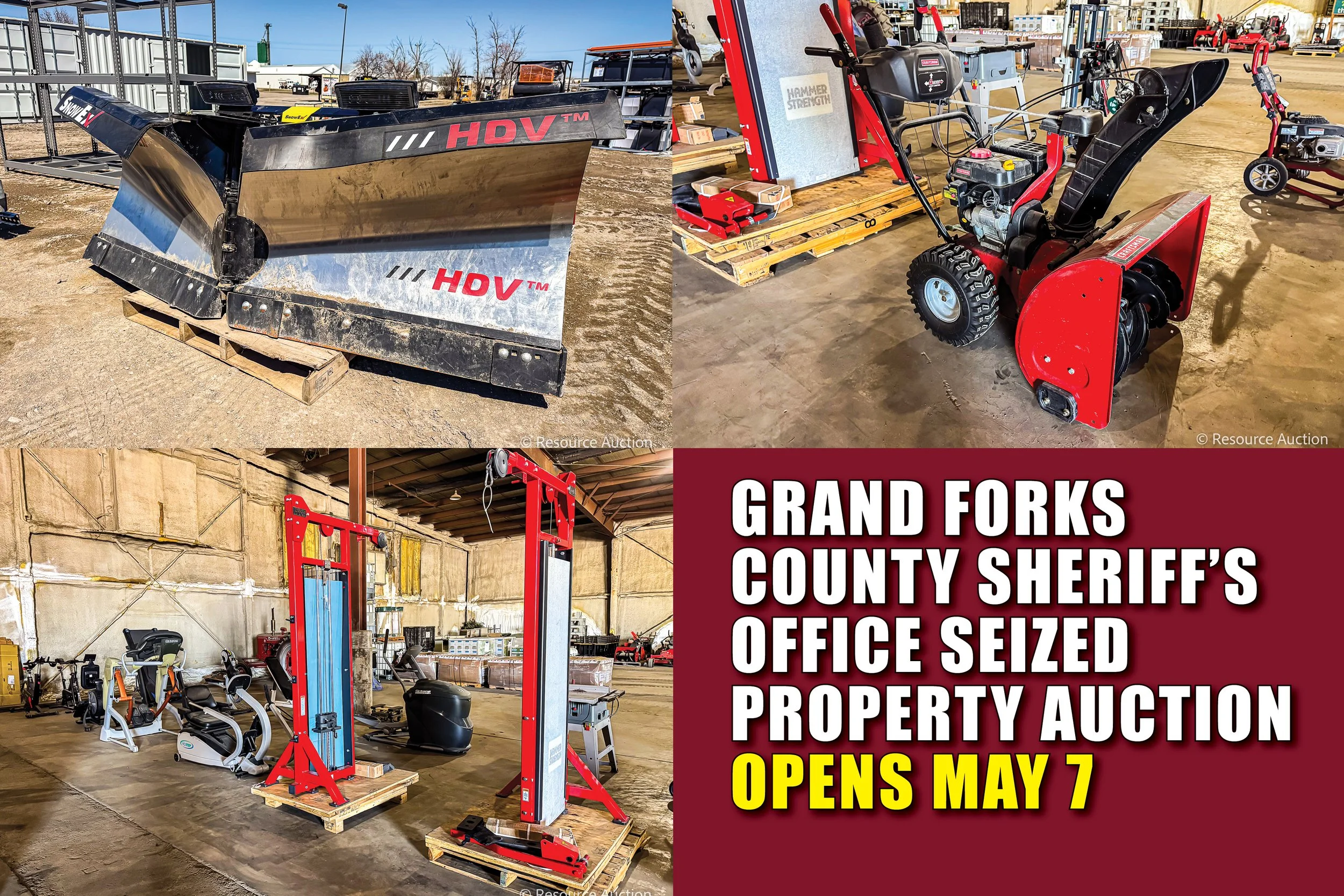 Grand Forks County Sheriff’s Office Seized Property Auction