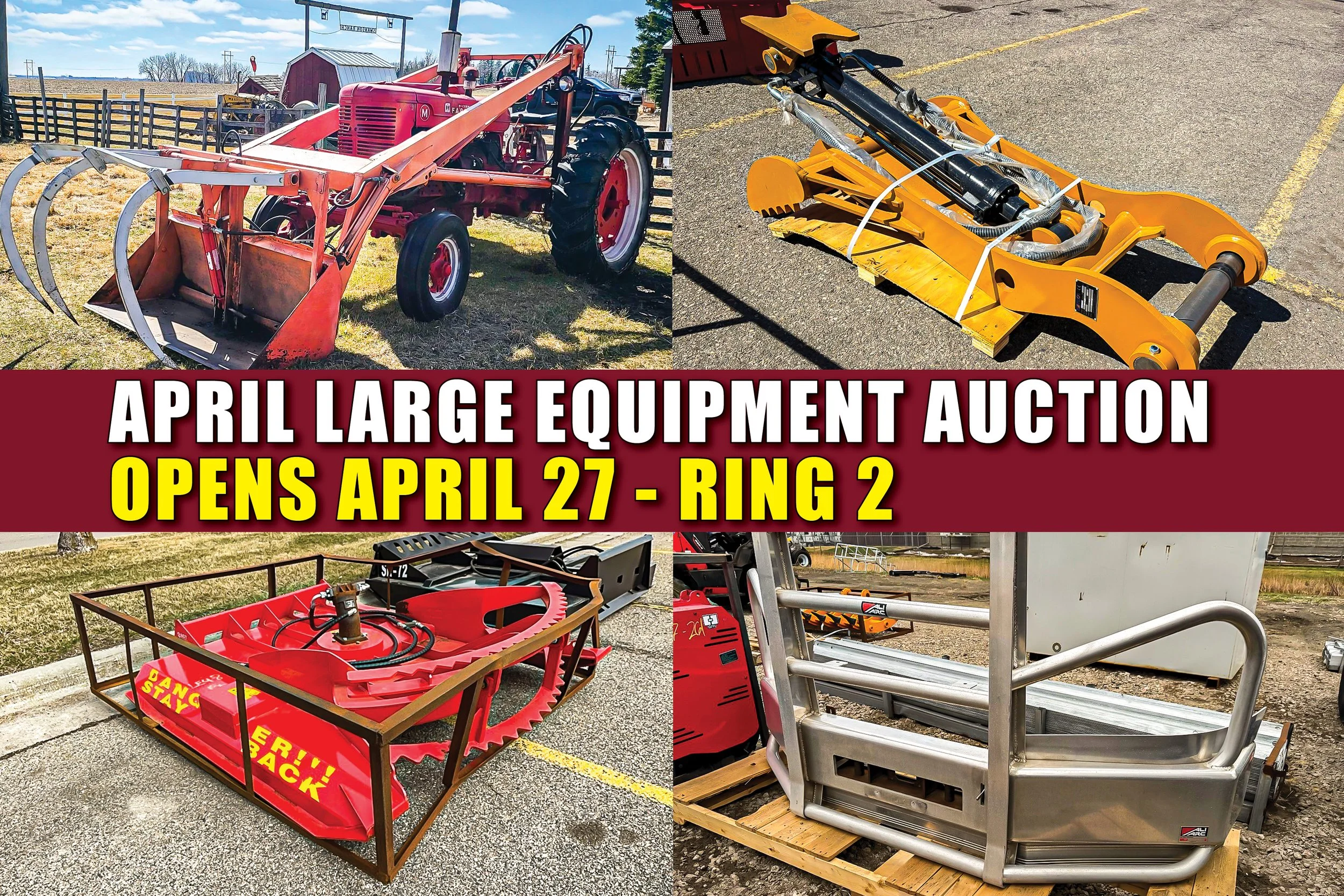 April Large Equipment Auction - Ring 2