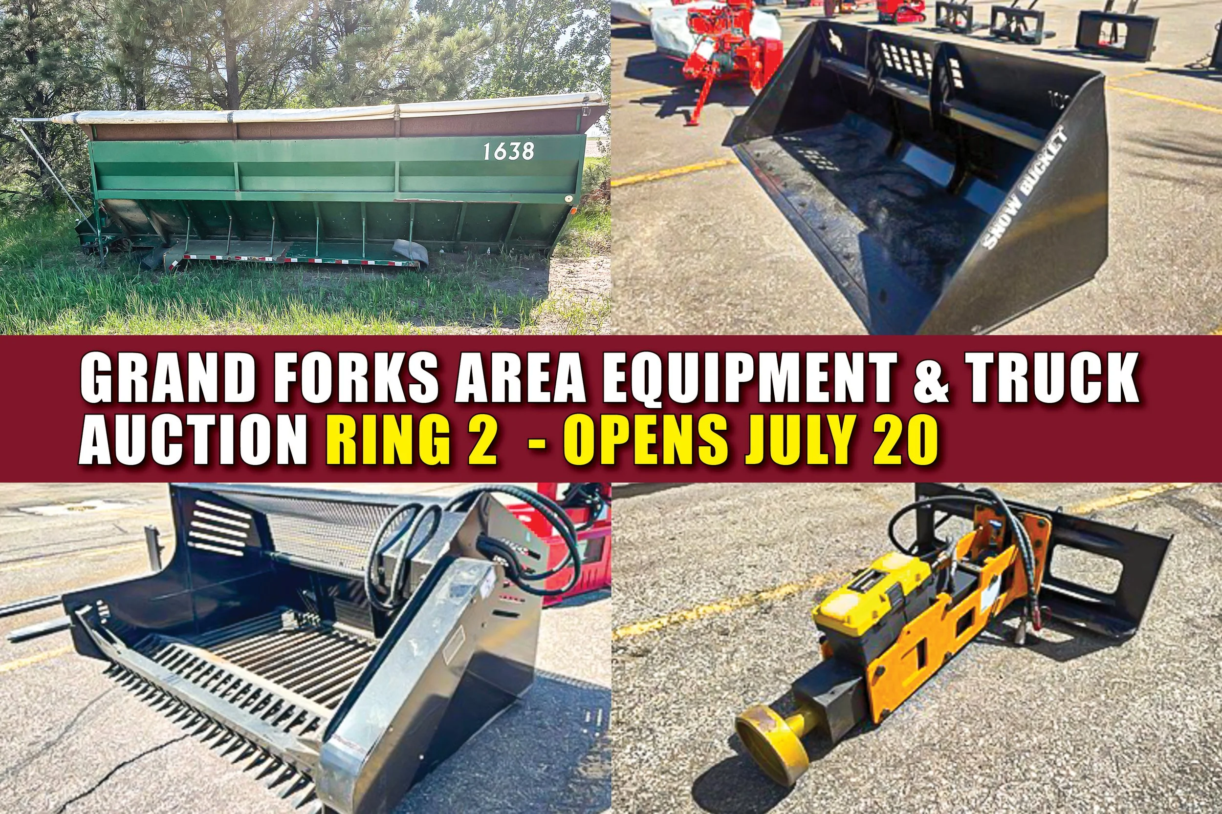 Grand Forks Area Equipment &amp; Truck Auction - Ring 2