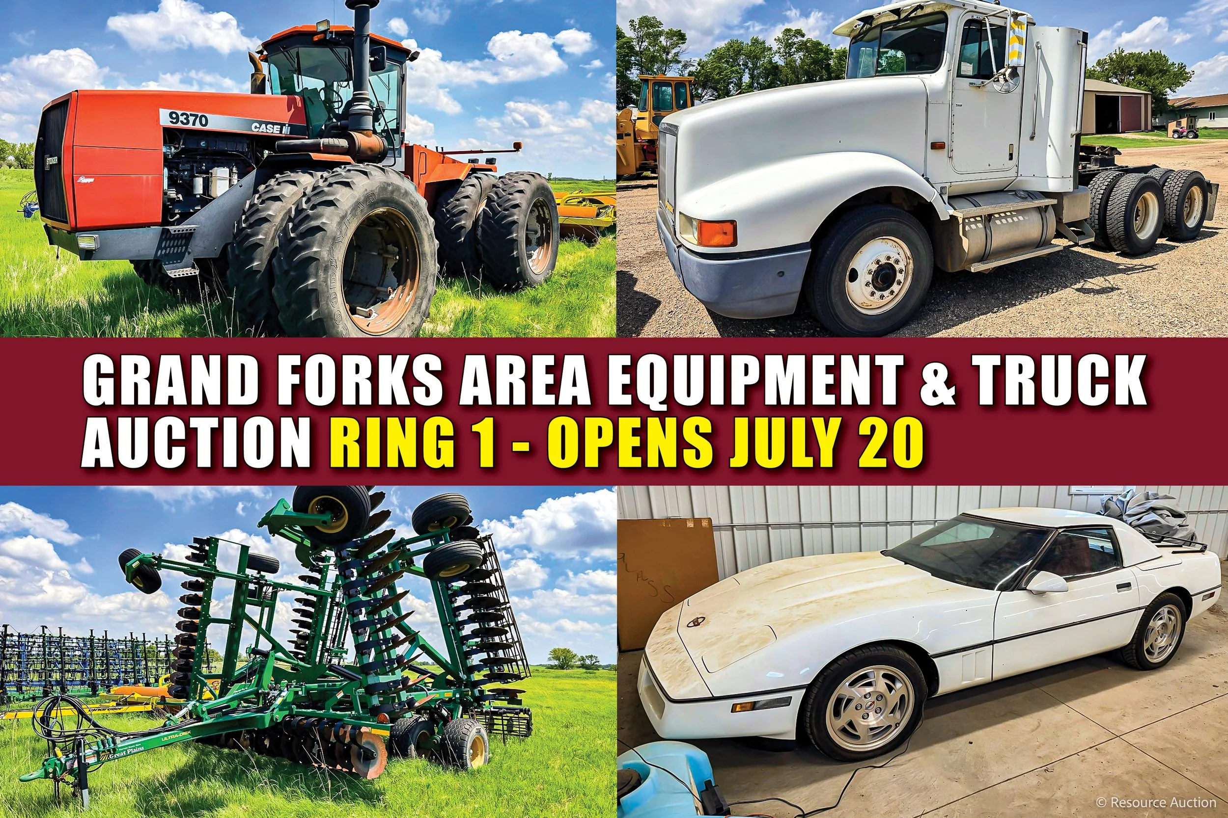 Grand Forks Area Equipment &amp; Truck Auction  - Ring 1
