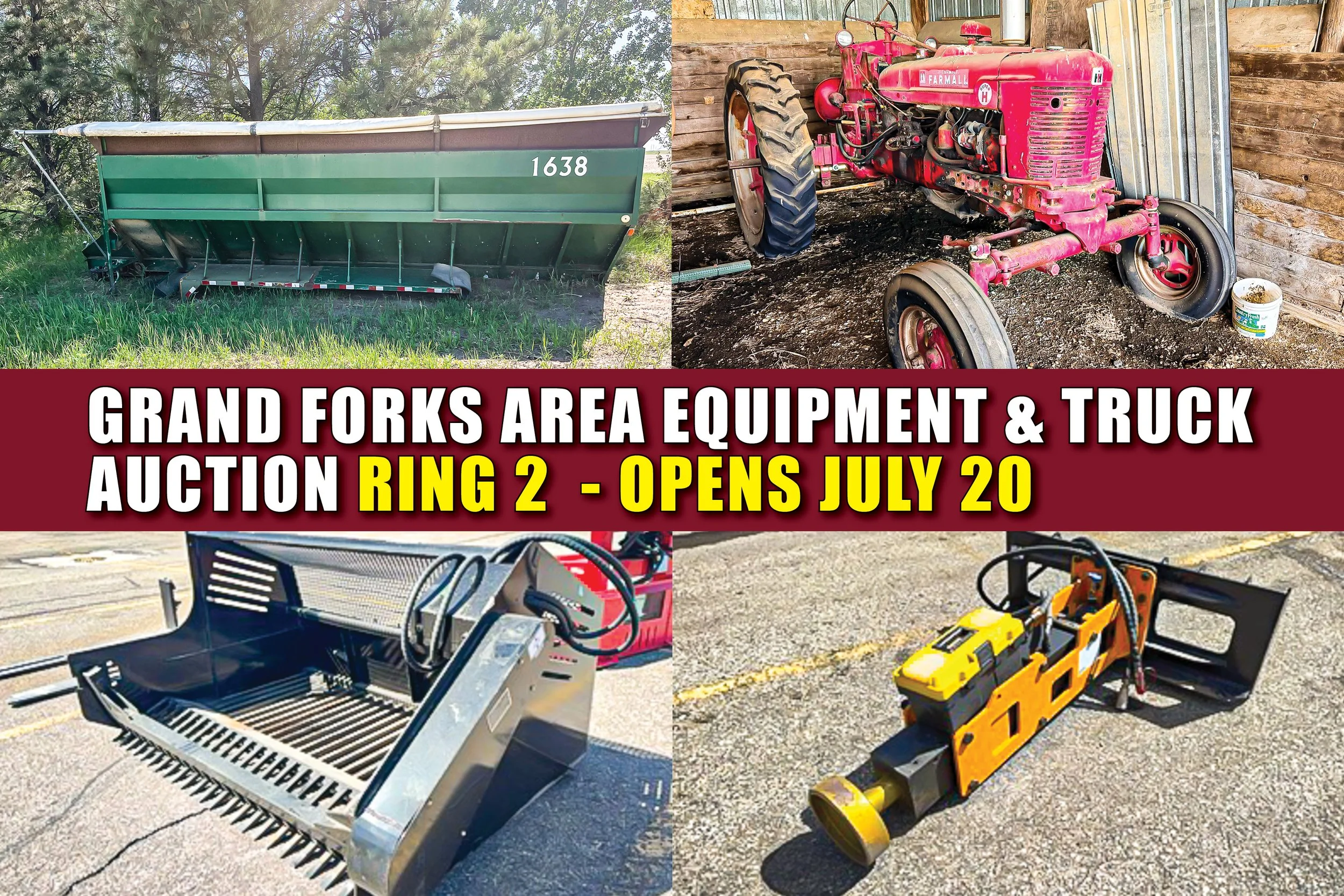 Grand Forks Area Equipment &amp; Truck Auction - Ring 2