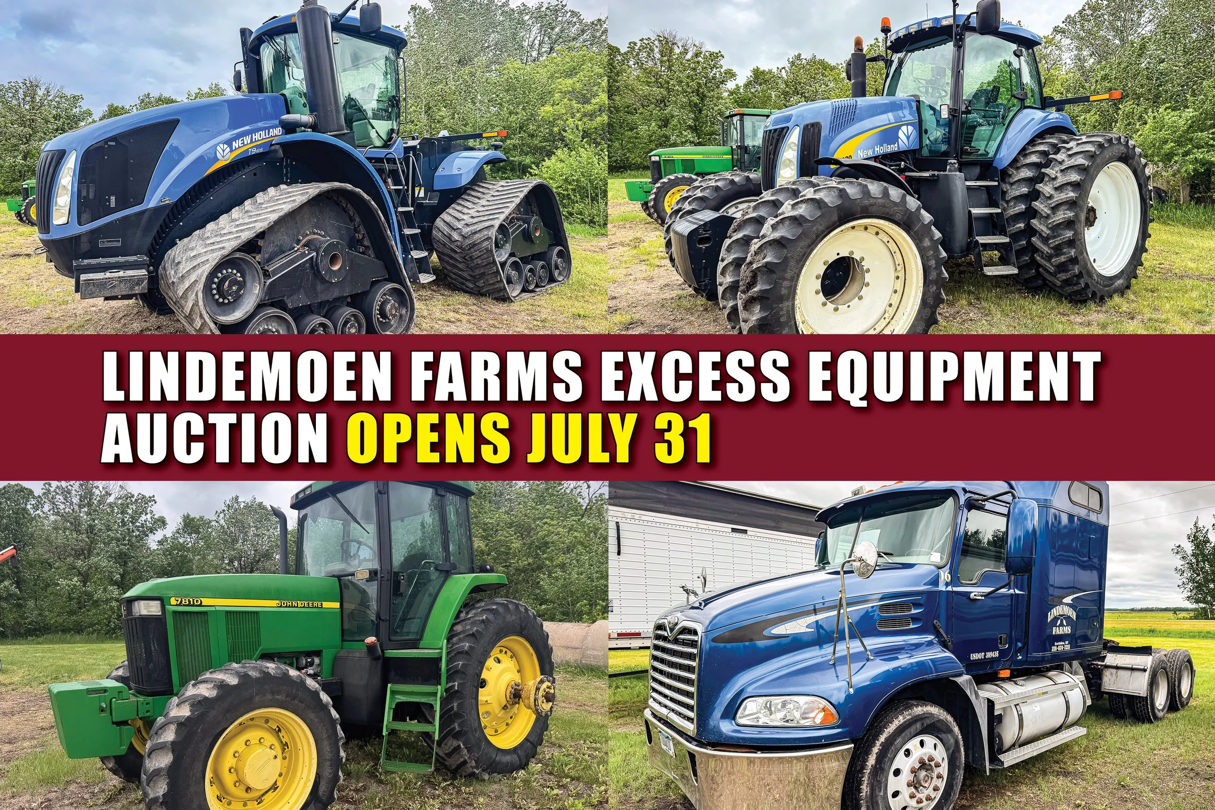 Lindemoen Farms Excess Equipment Auction