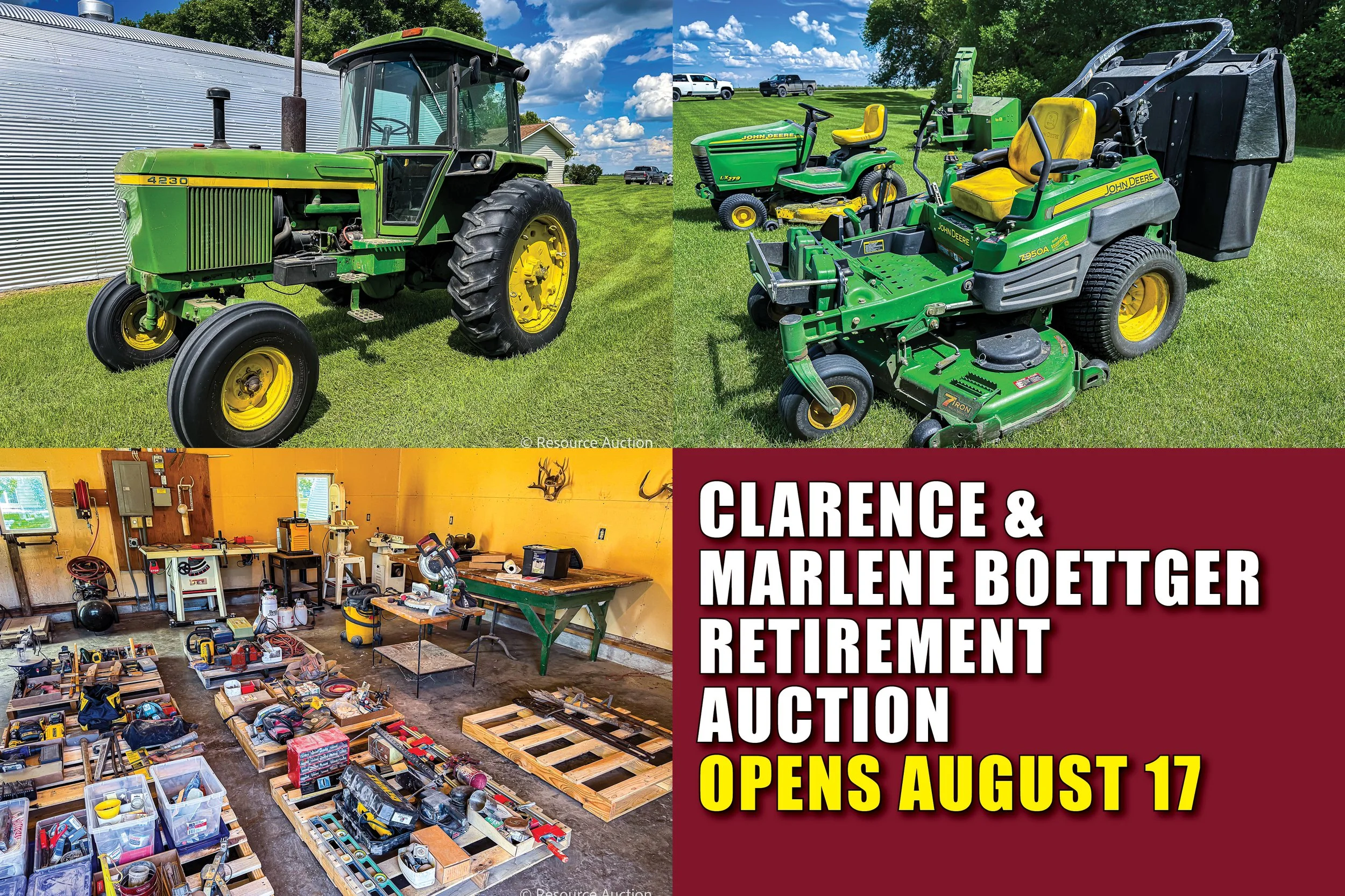Clarence &amp; Marlene Boettger Retirement Auction