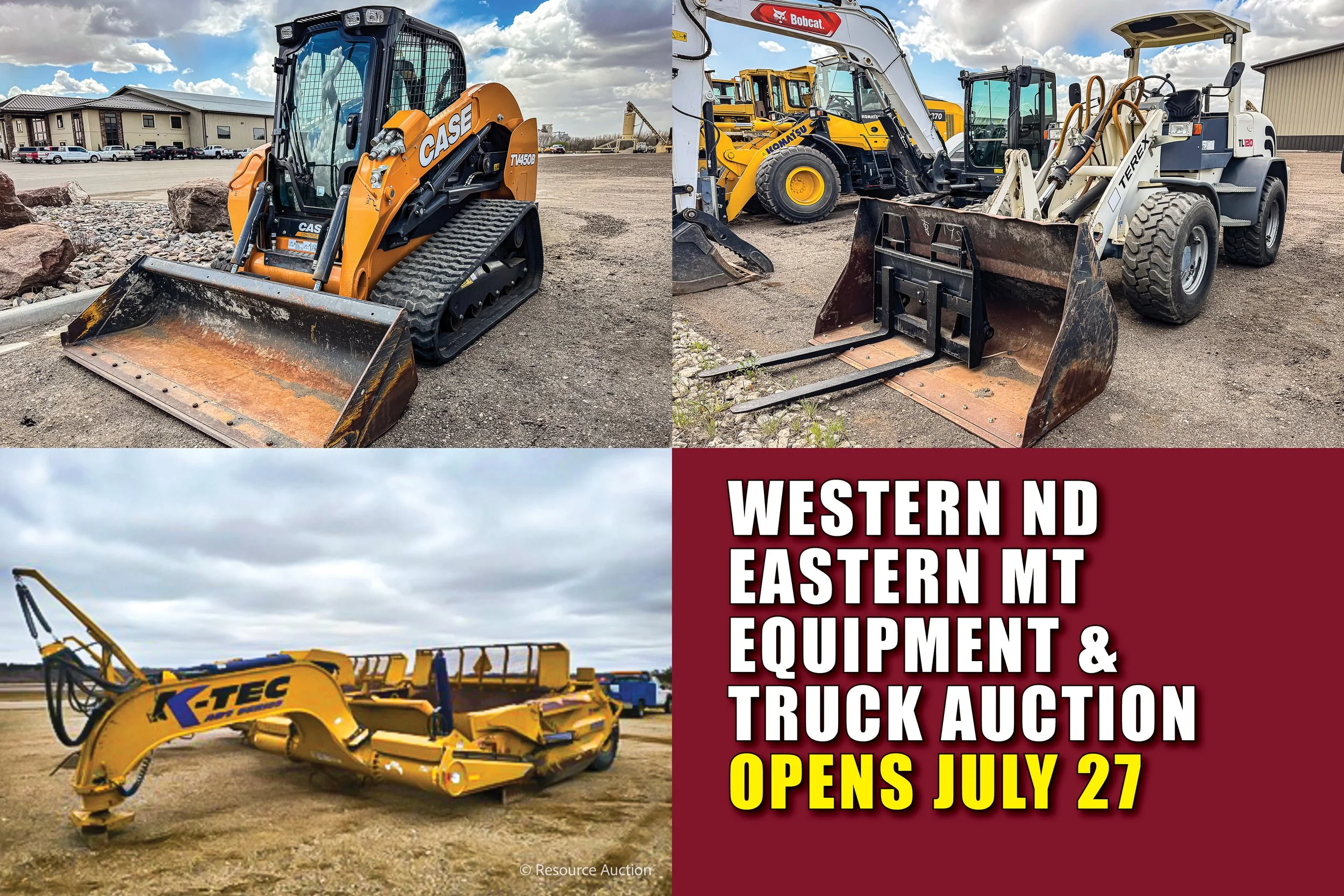 Western ND Eastern MT Equipment &amp; Truck Auction