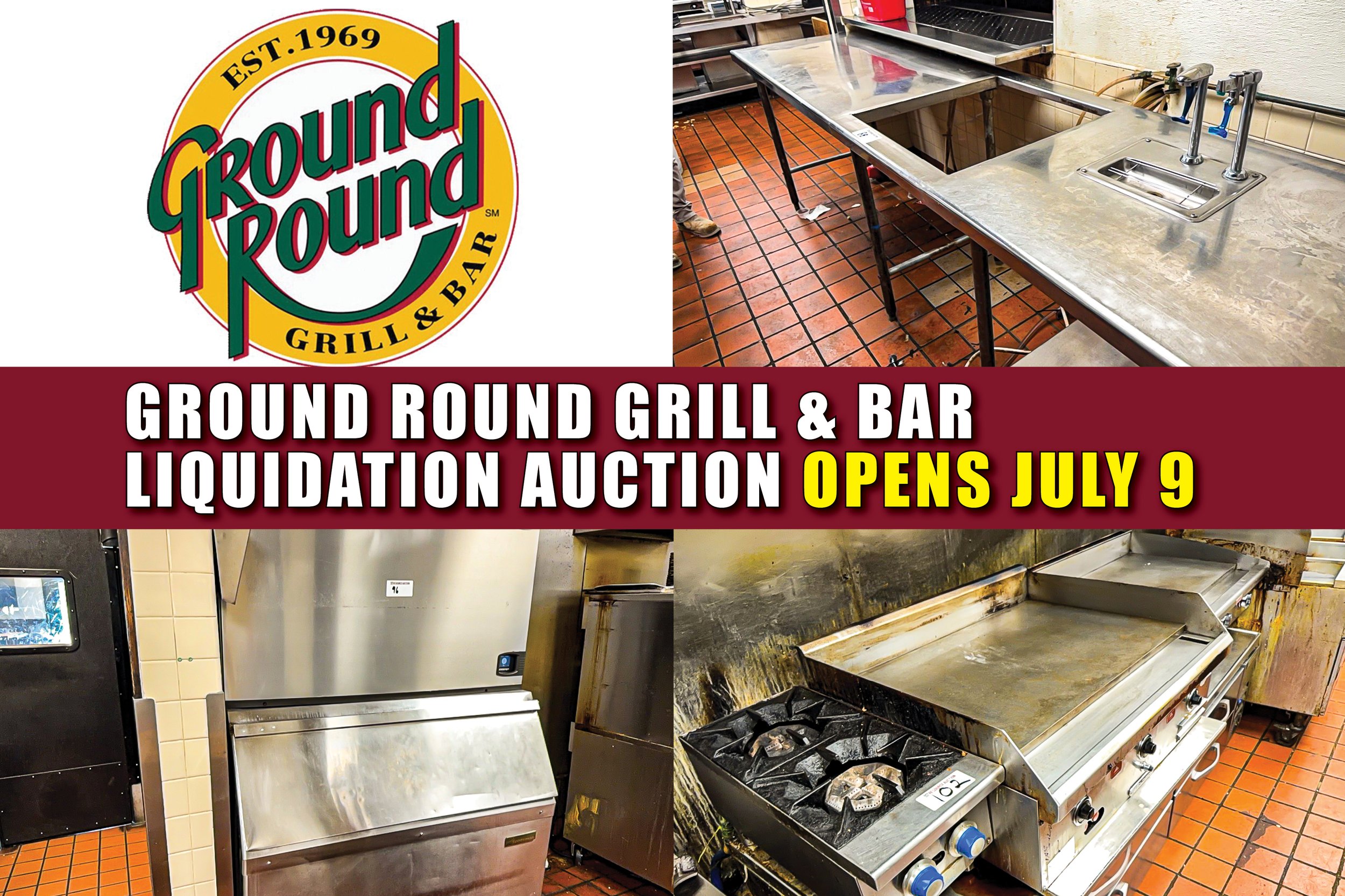 Ground Round Grill &amp; Bar Liquidation Auction