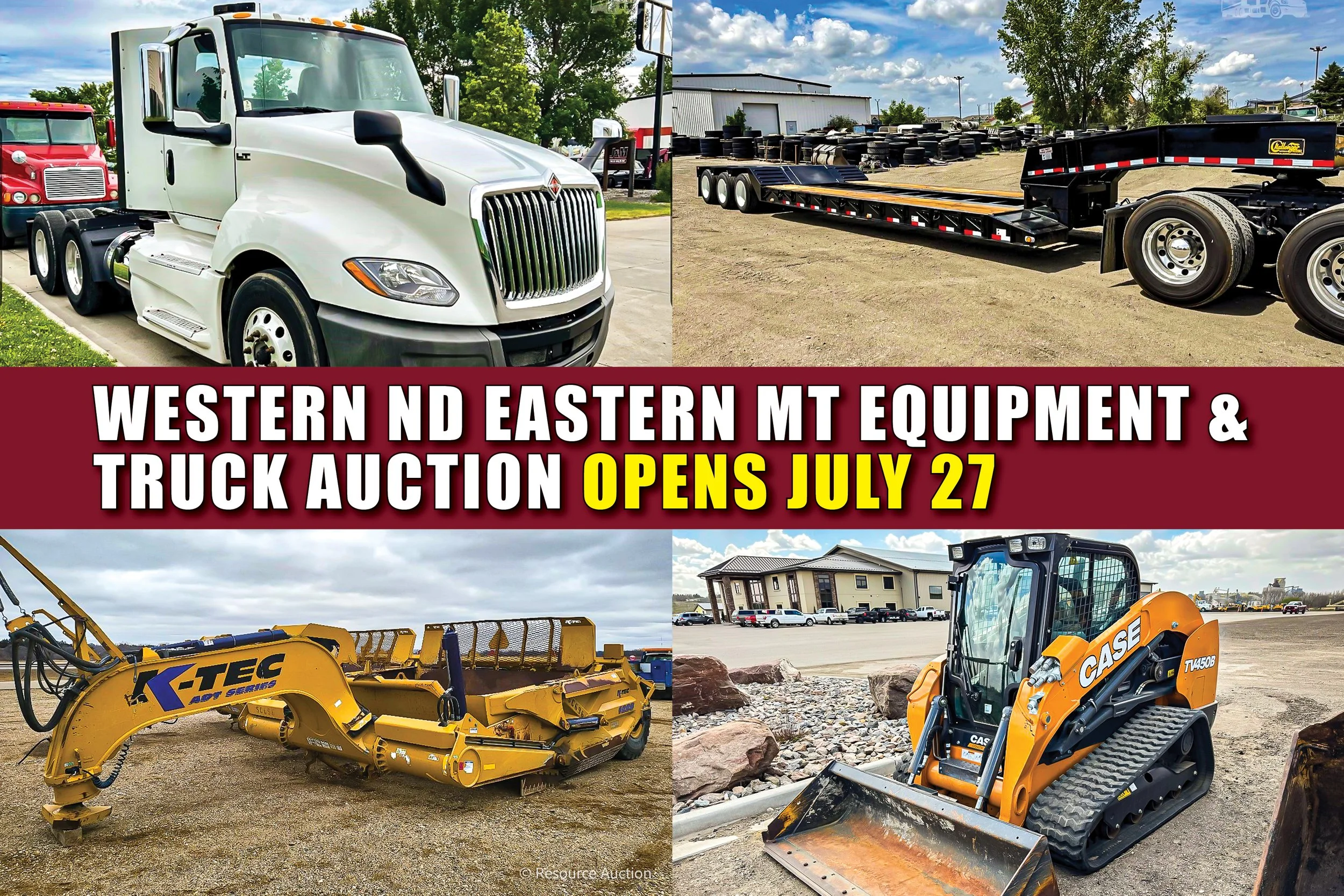 Western ND Eastern MT Equipment &amp; Truck Auction