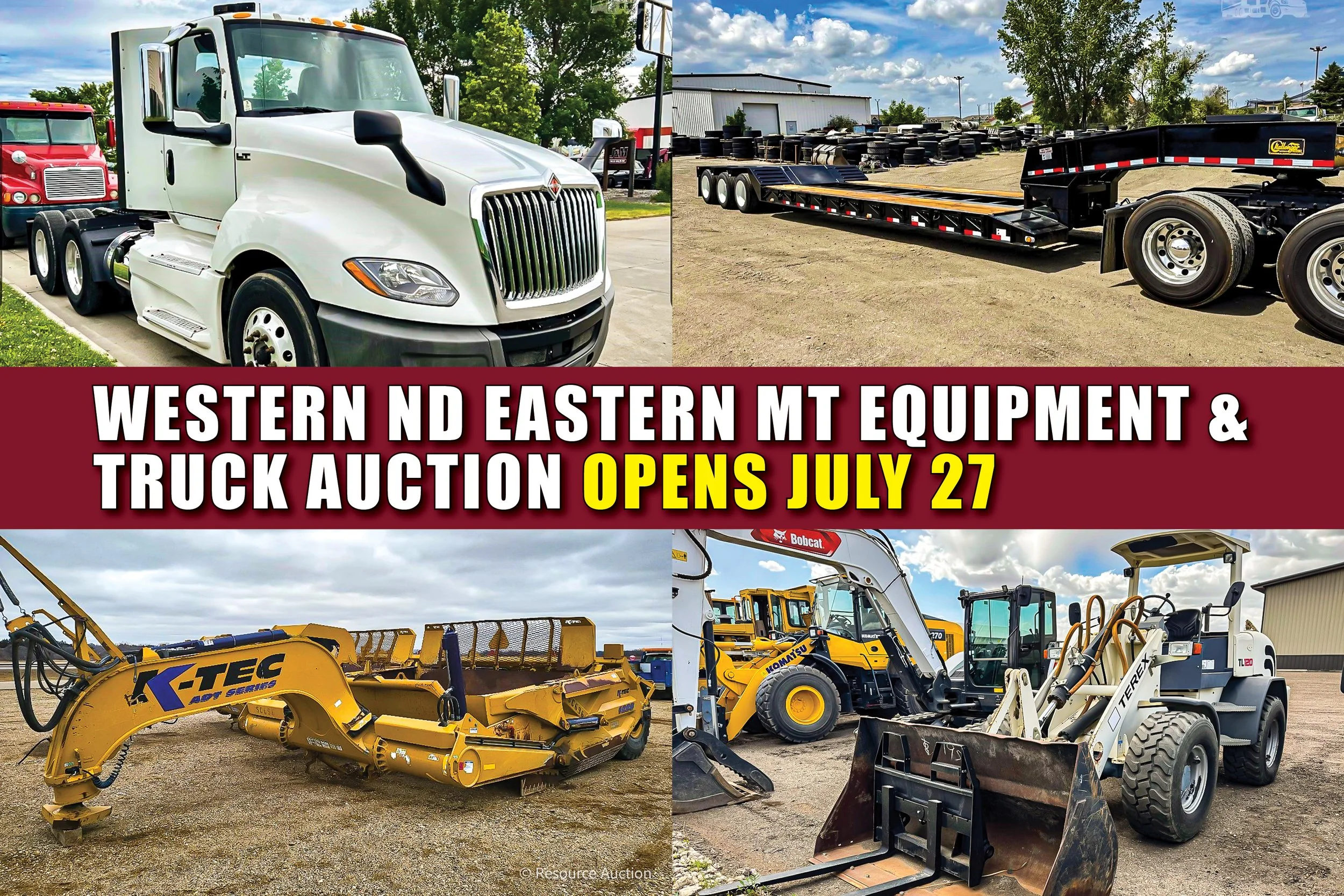 Western ND Eastern MT Equipment &amp; Truck Auction
