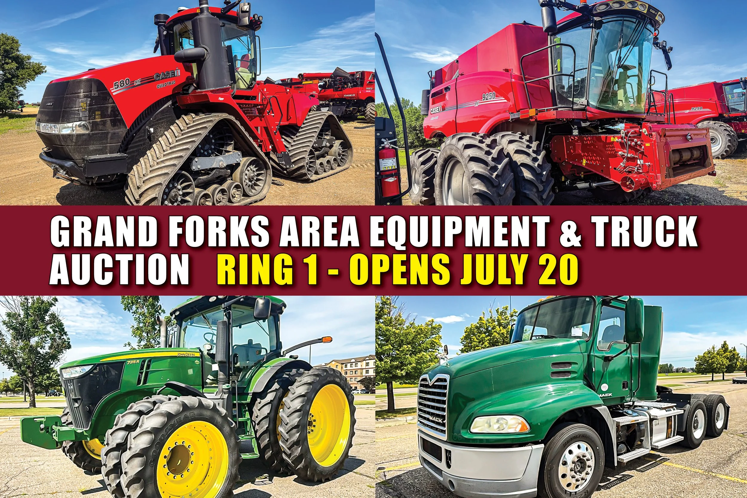 Grand Forks Area Equipment &amp; Truck Auction  - Ring 1