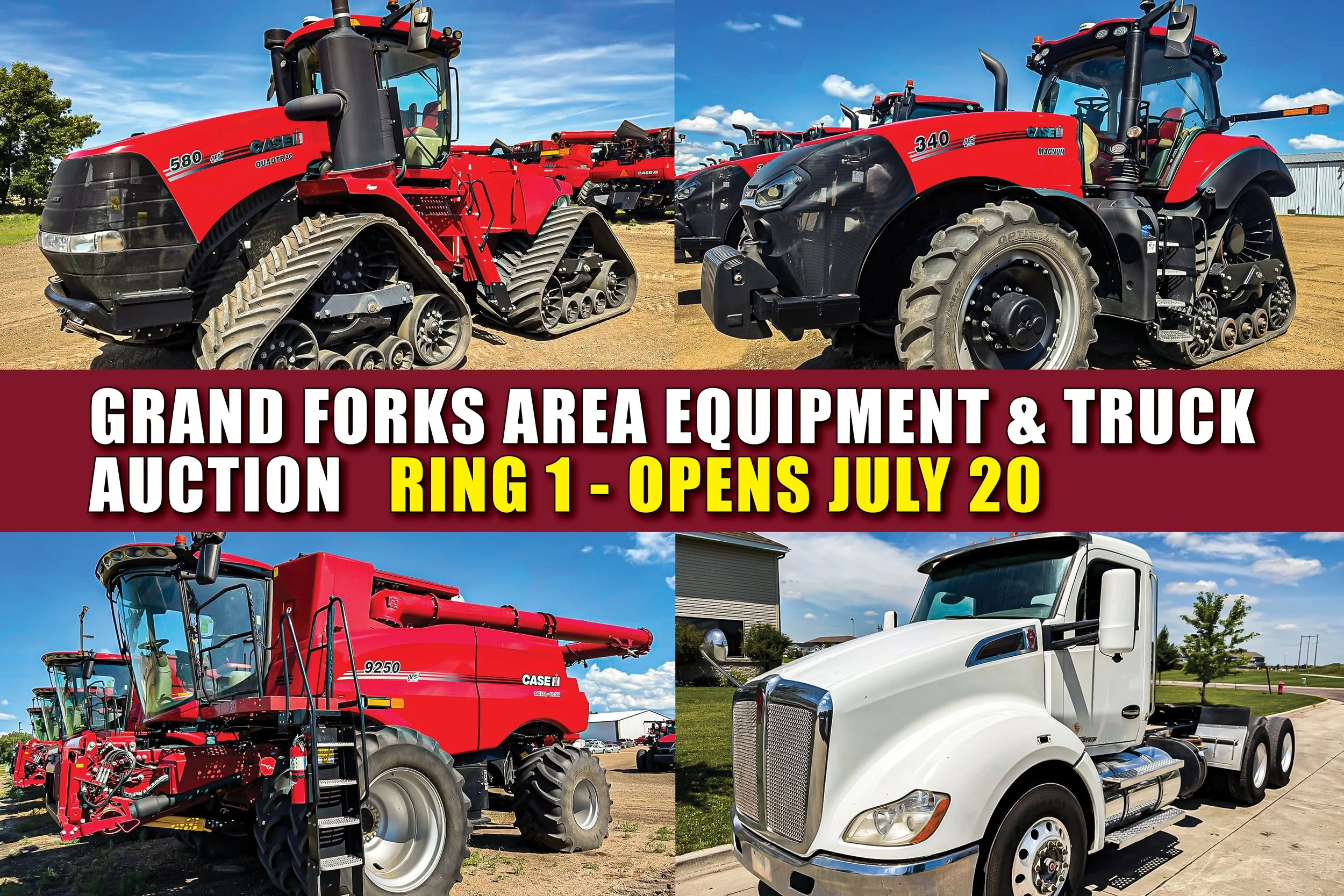 Grand Forks Area Equipment &amp; Truck Auction  - Ring 1