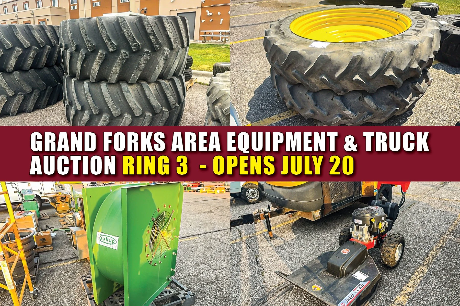 Grand Forks Area Equipment &amp; Truck Auction - Ring 3