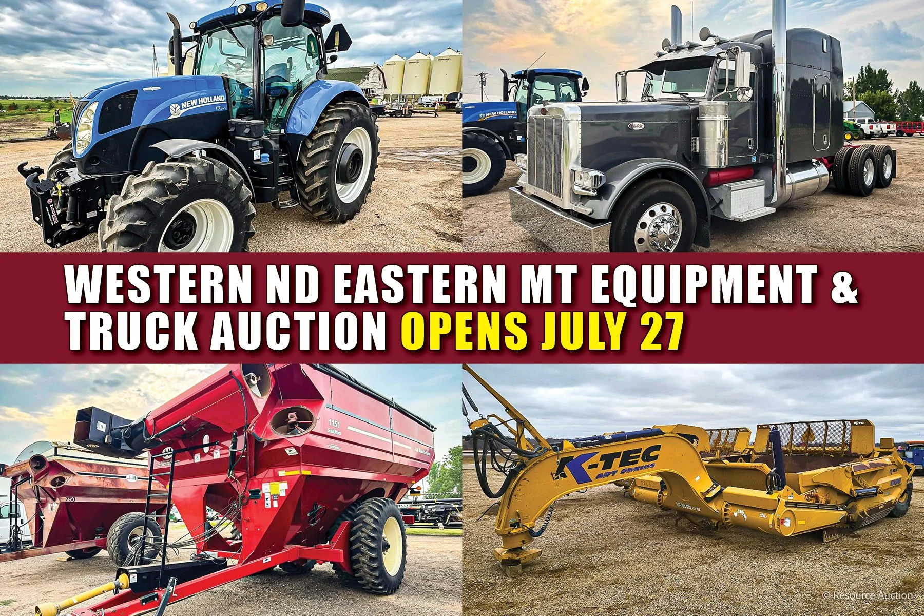 Western ND Eastern MT Equipment &amp; Truck Auction