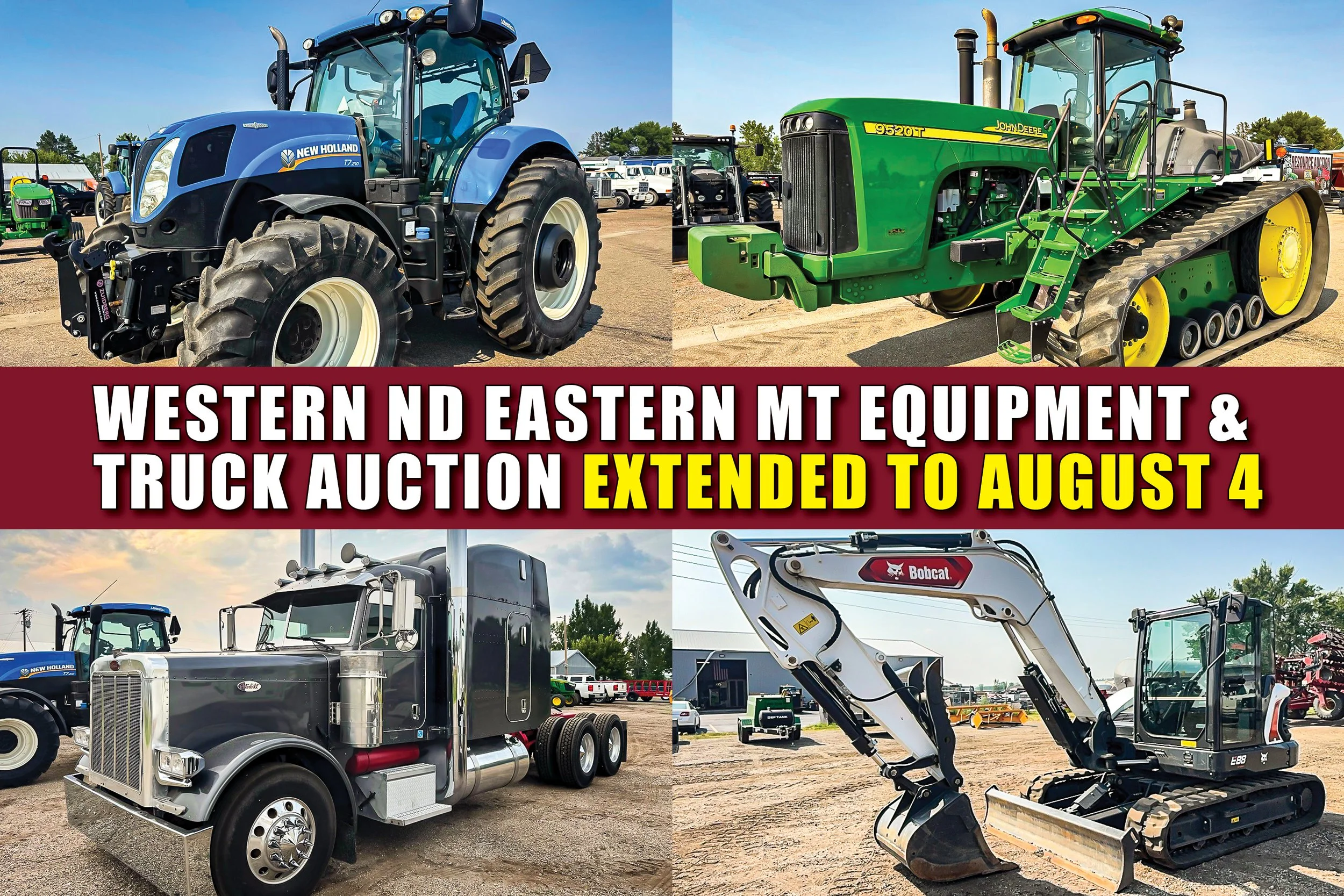 Western ND Eastern MT Equipment &amp; Truck Auction