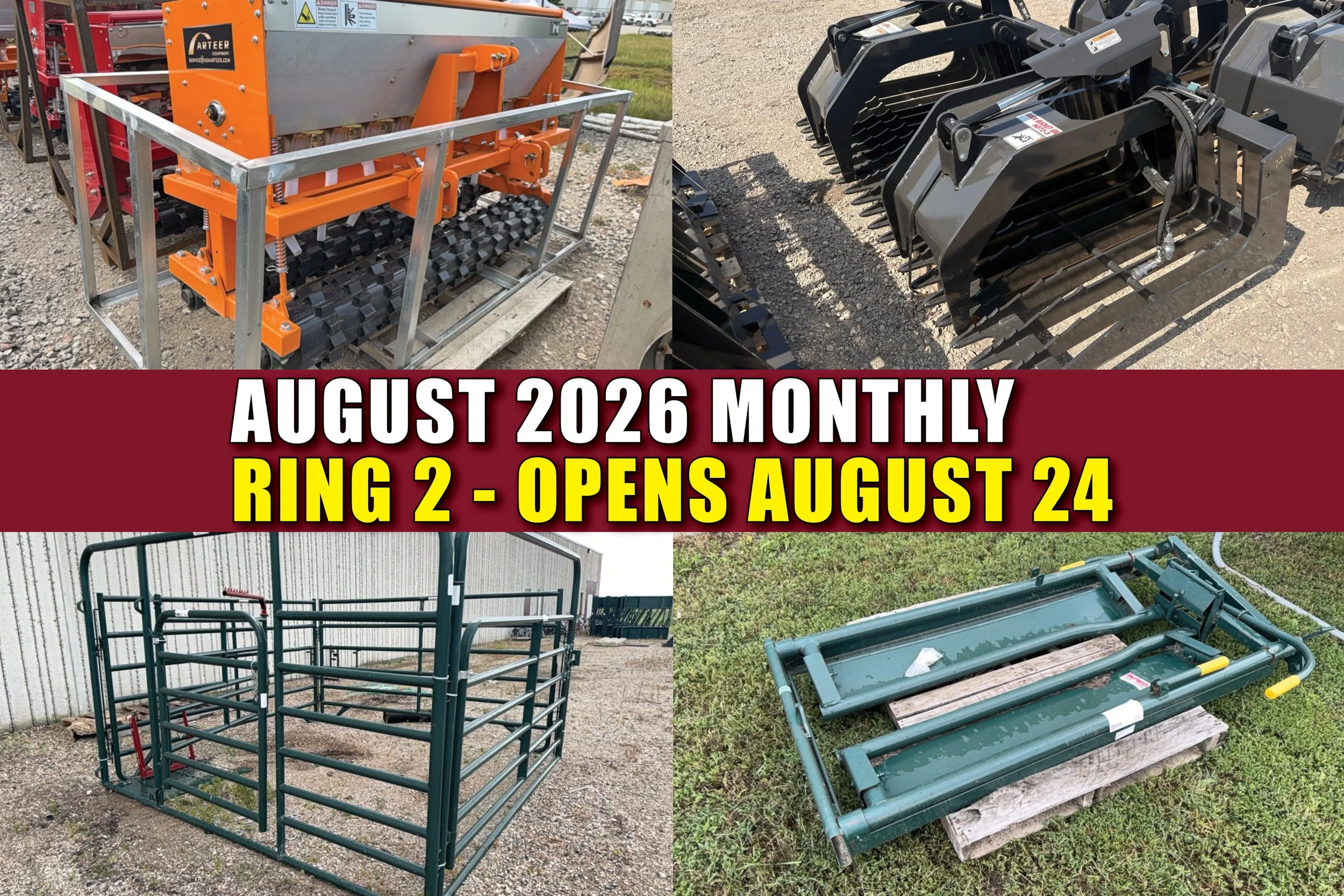 August 2026 Monthly Online Auction 