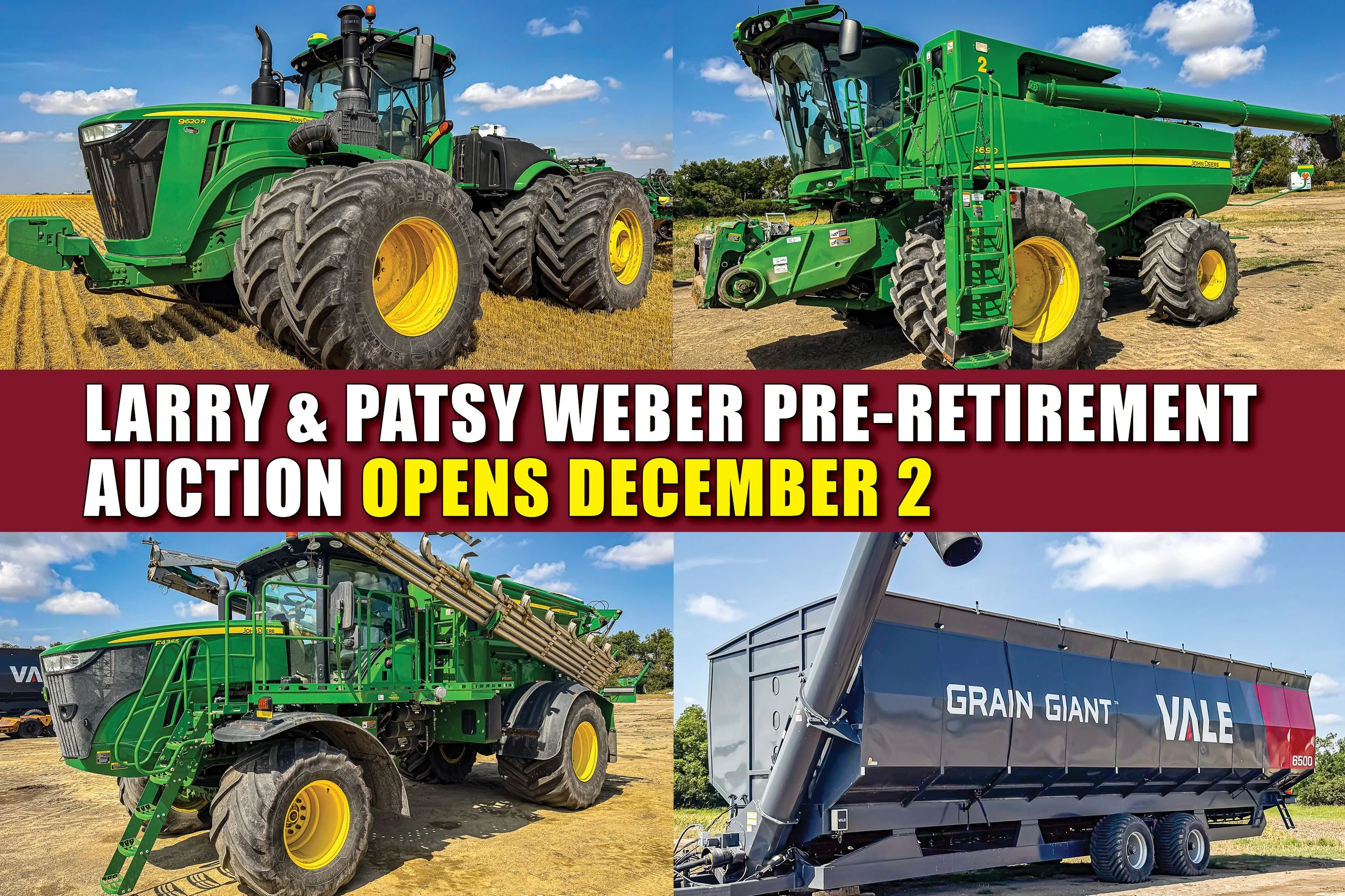 Larry &amp; Patsy Weber Pre-Retirement Auction