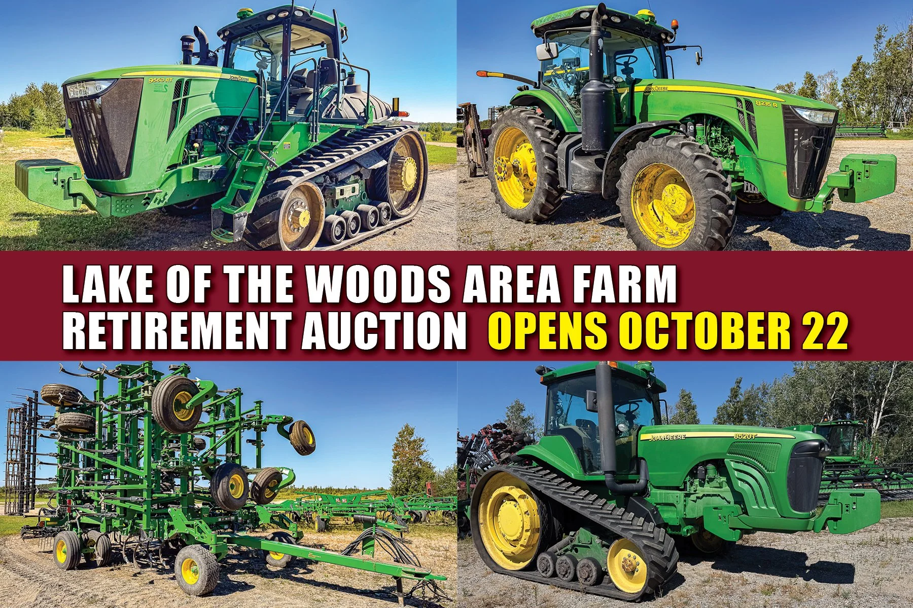 Lake of the Woods Area Farm Retirement Auction