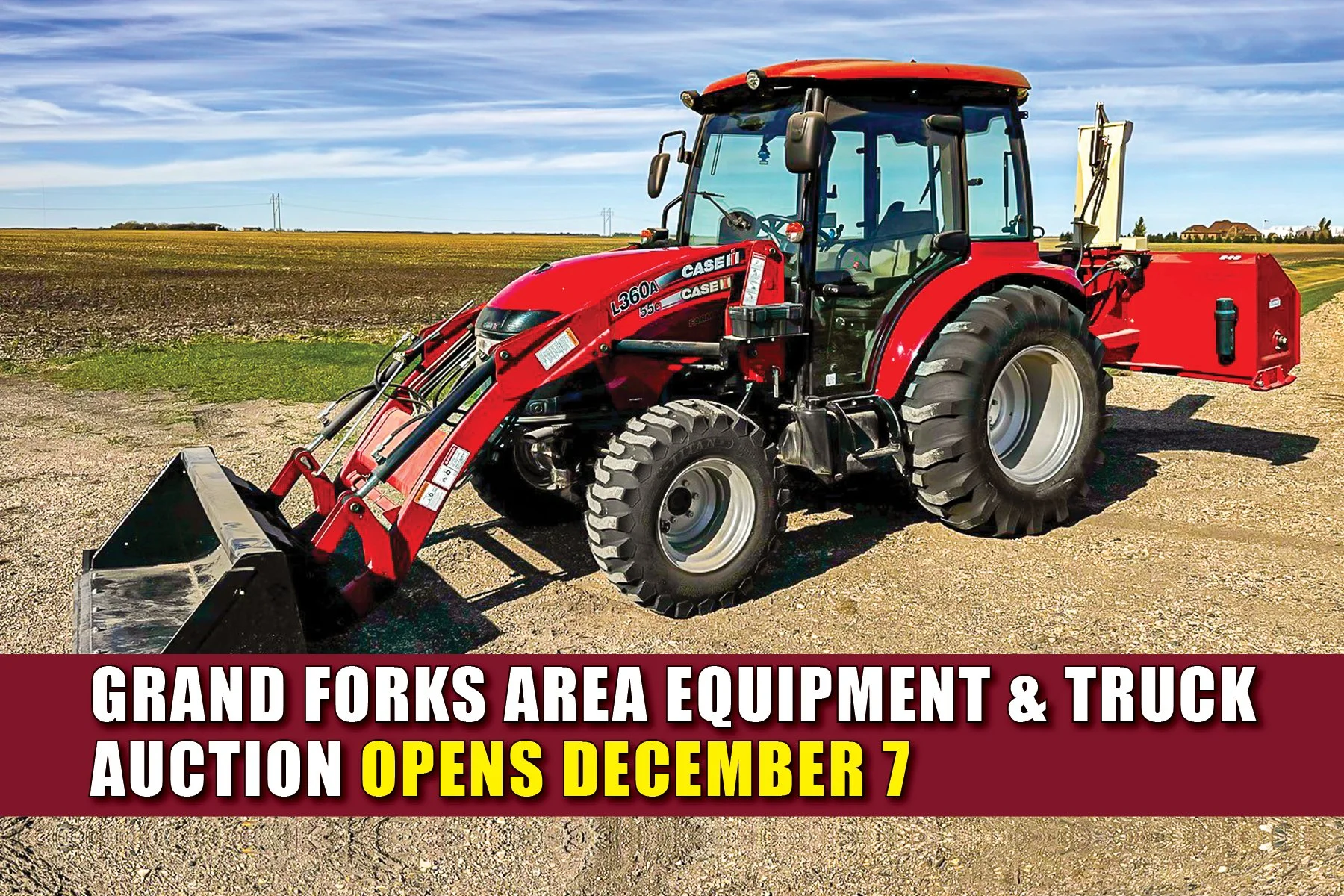 Grand Forks Area Equipment &amp; Truck Auction - December 2026
