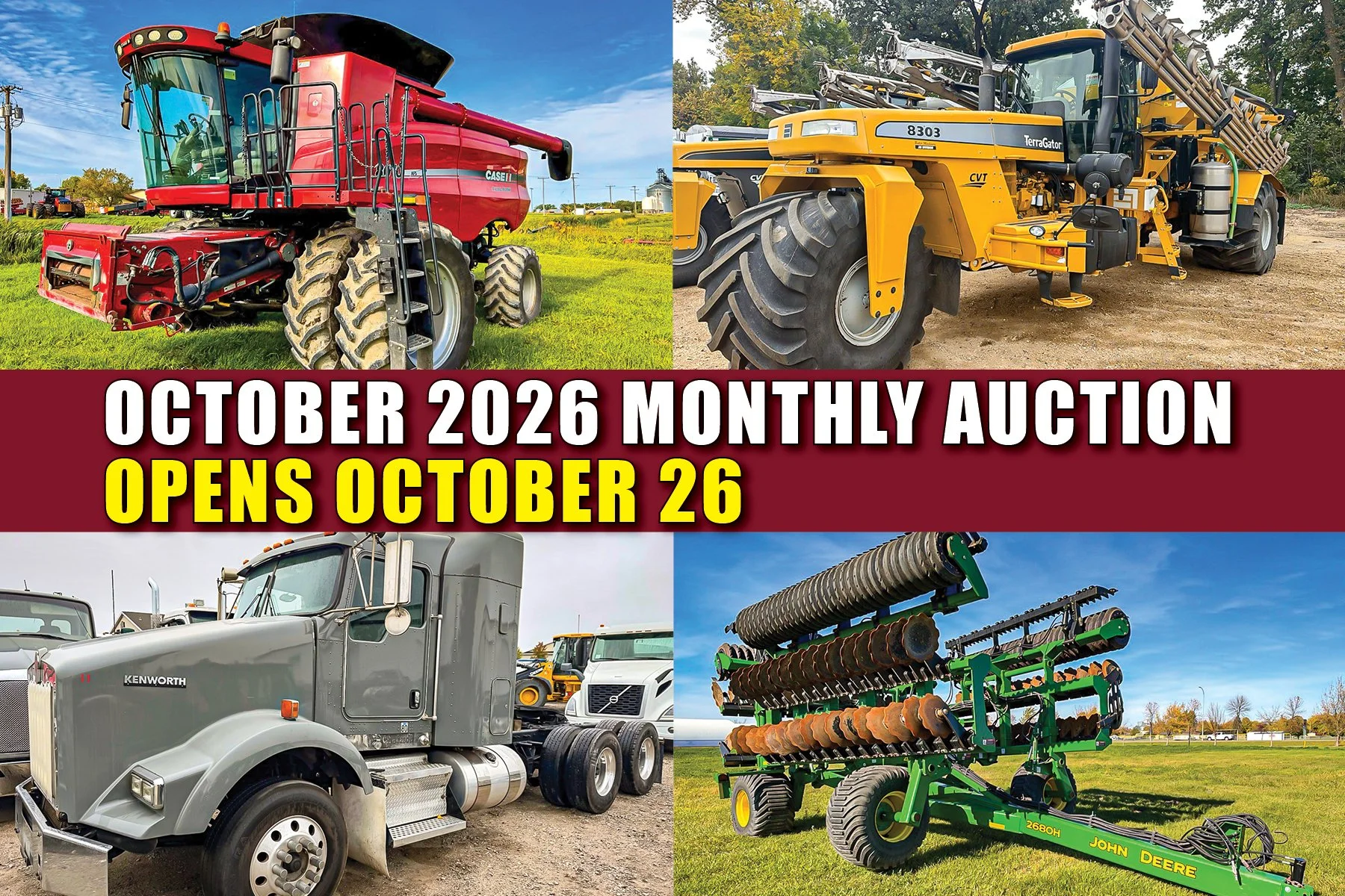 October 2026 Monthly Online Auction 